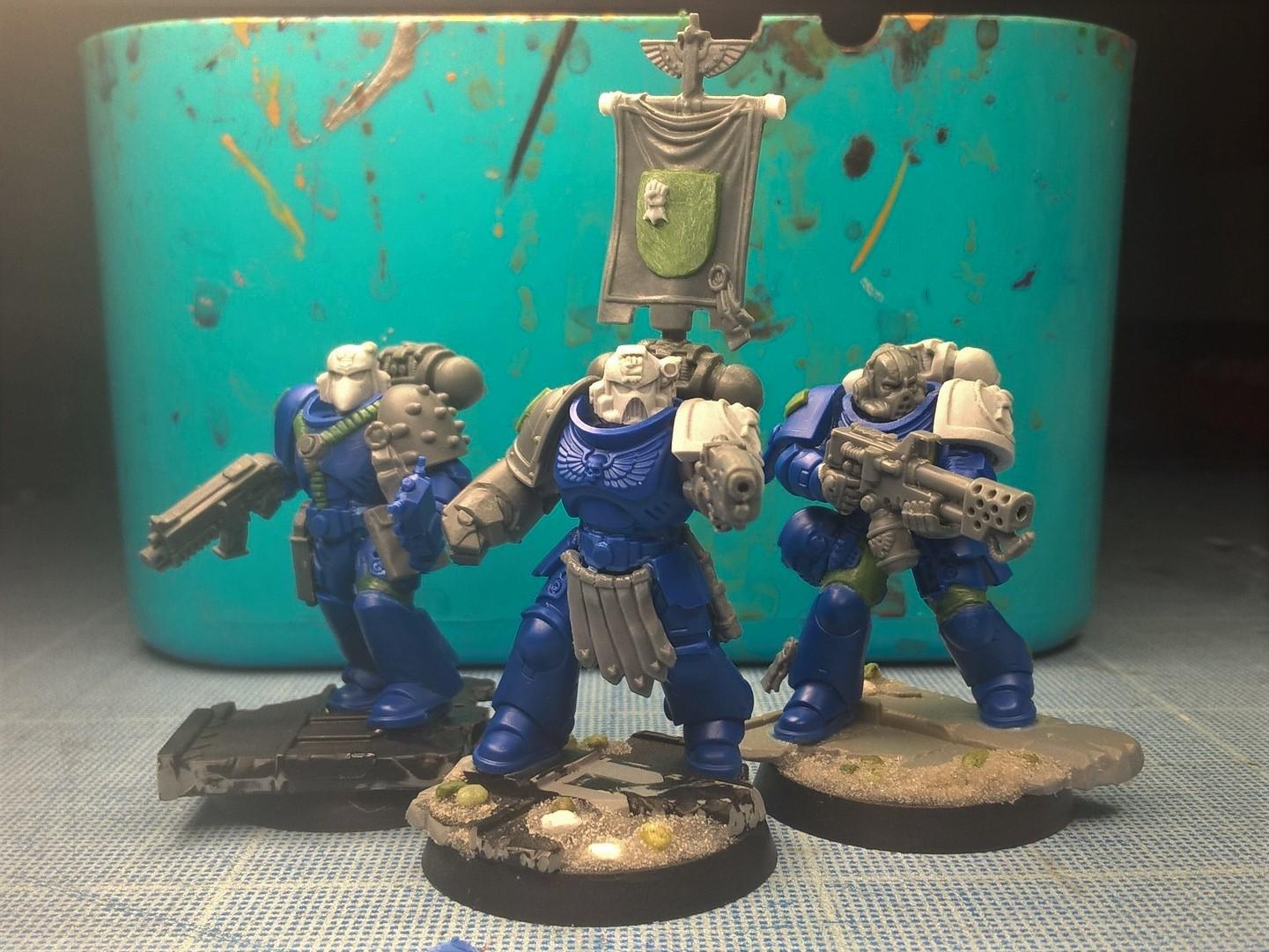Conversion, Imperial Fists, Primaris, Solar Lions, Space Marines, Warhammer 40,000