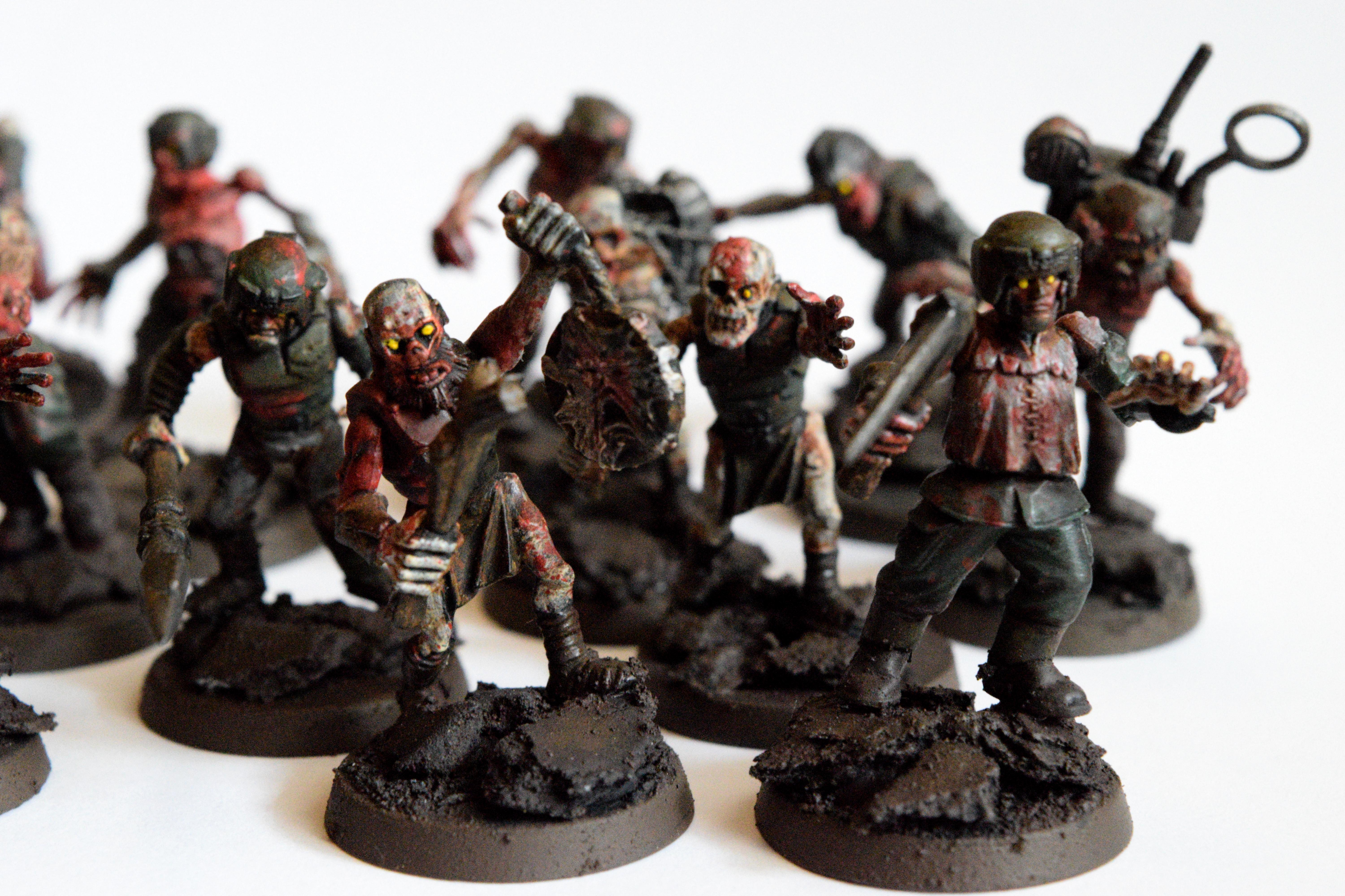 Chaos, Chaos Space Marines, Imperial Guard, Skaven, Warhammer 40,000, Zombie