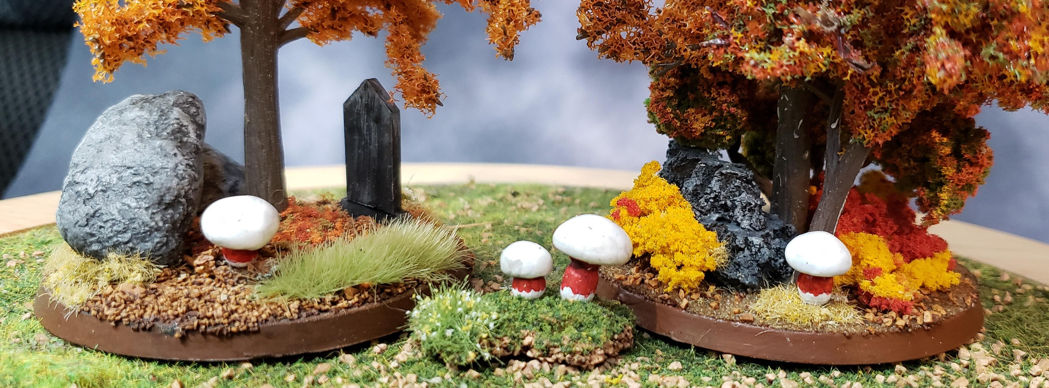 Bushido, Miniature, Mushrooms