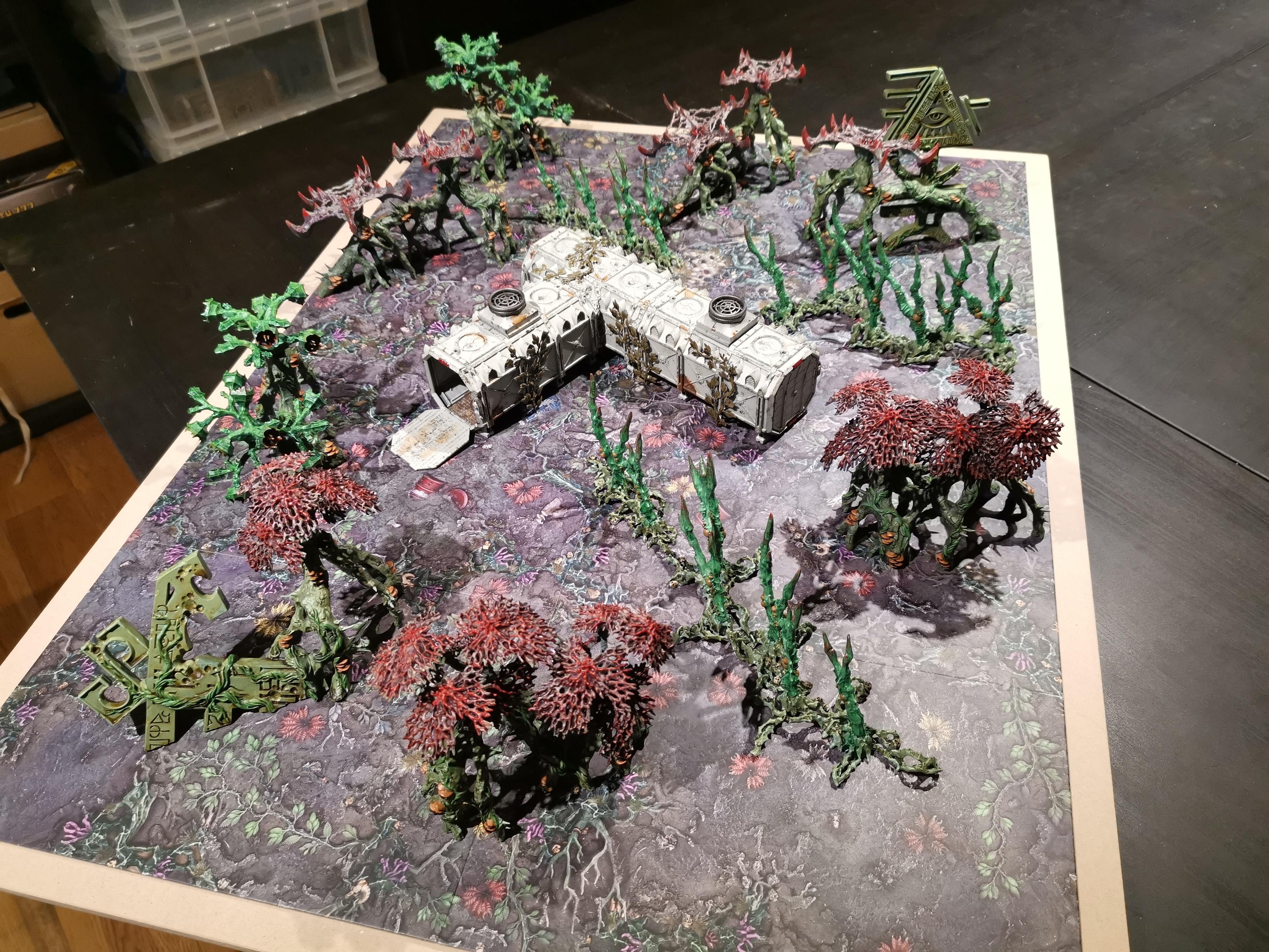 Battlemat, Eldar, Imperium, Jungle, Kill Team, Terrain, Warhammer 40,000, Warhammer Fantasy