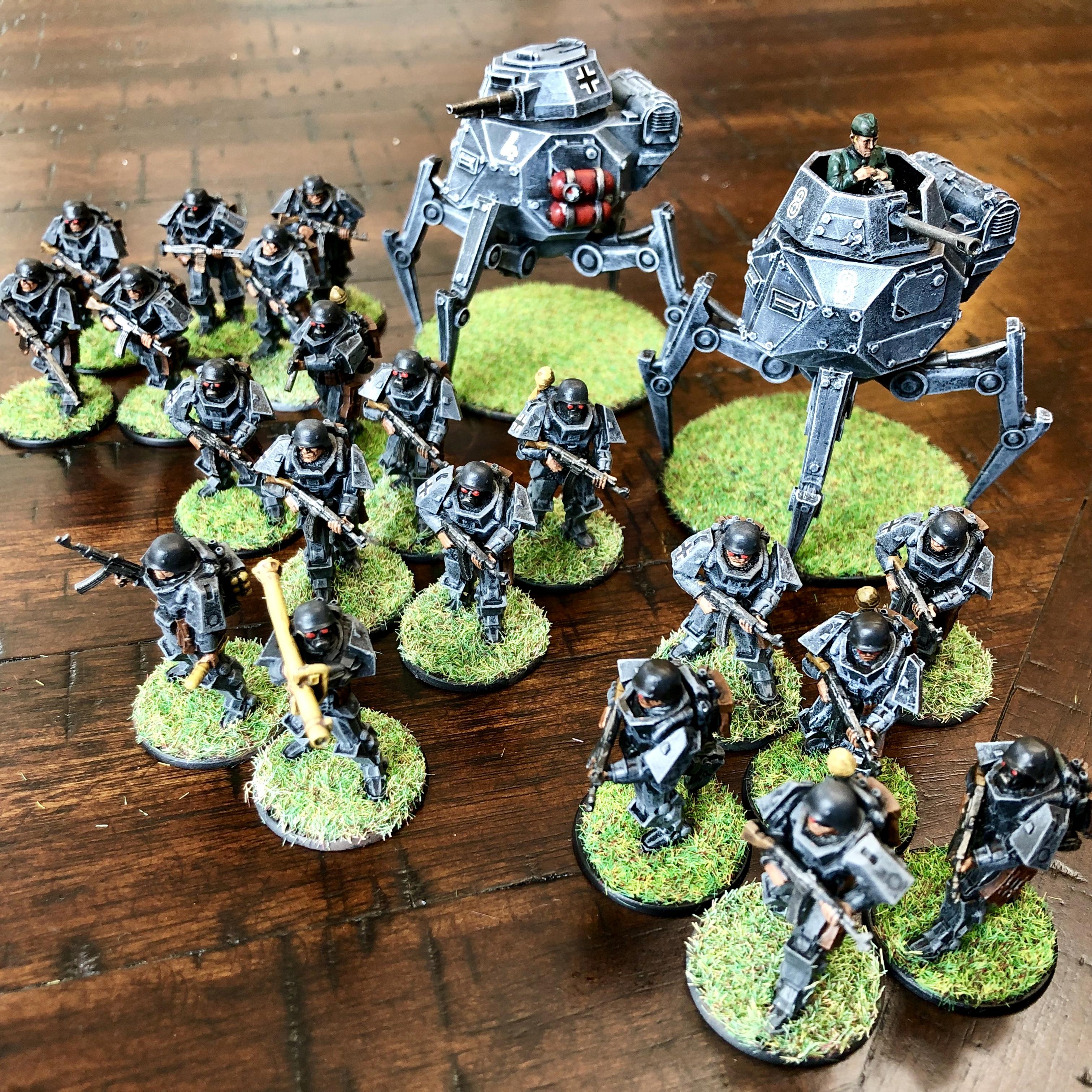 Bolt Action, Germans, Konflikt 47, Weird War