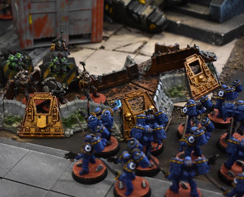 Army, Battle Report, Horus Heresy, Iron Warriors, Mega Battle, Scenic, Tabletop, Ultramarines