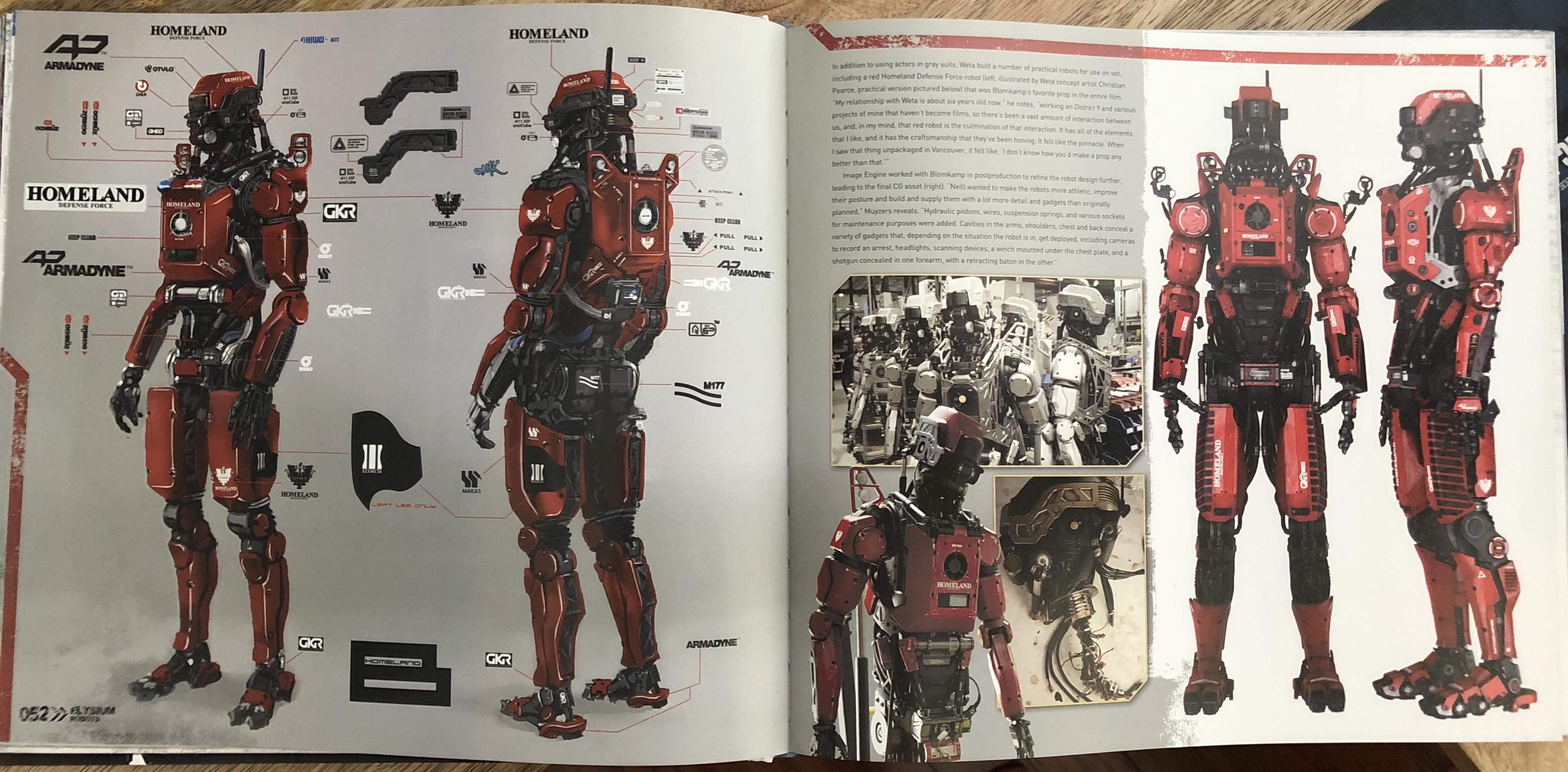 Elysium - robot detail