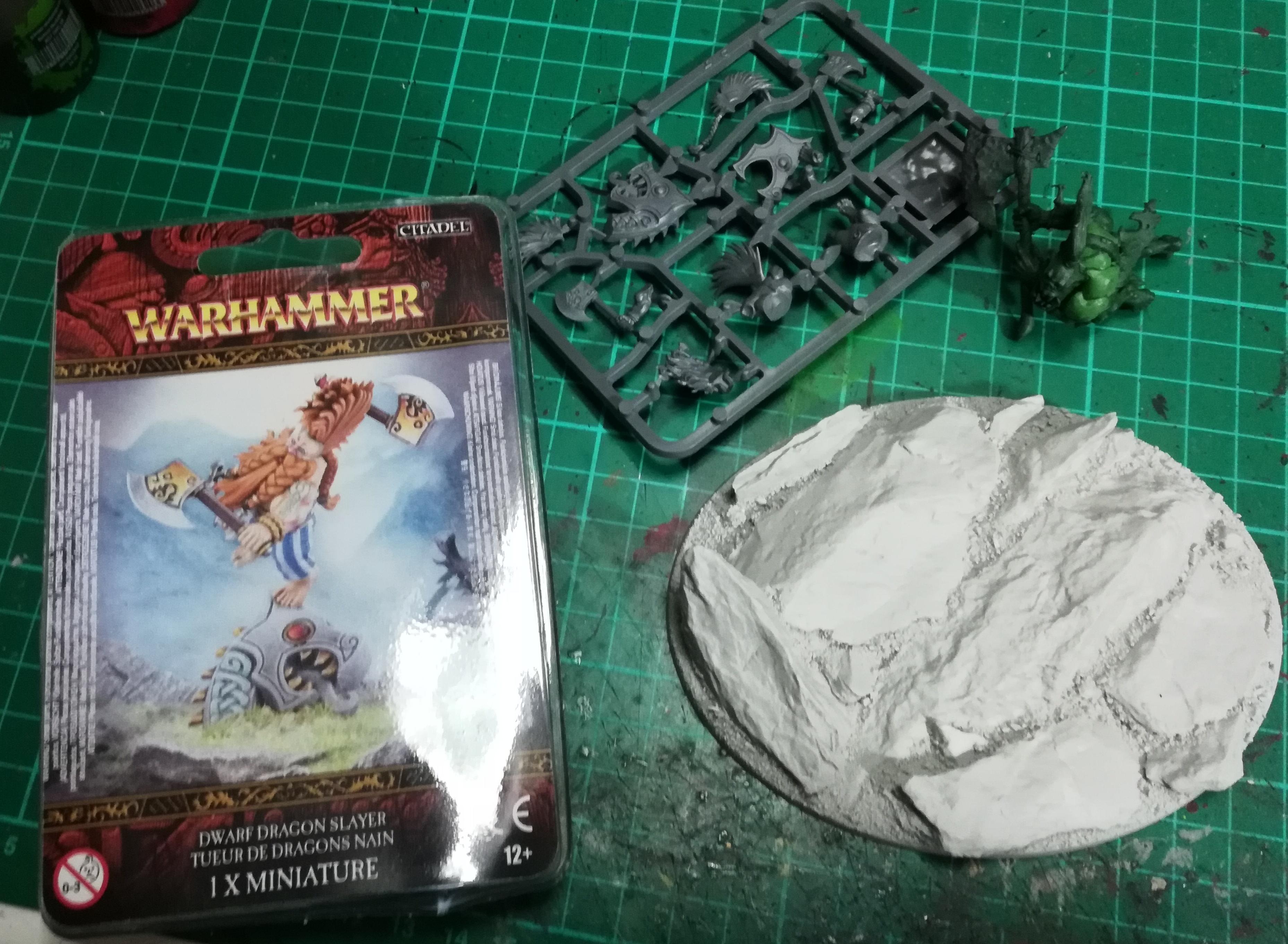 Boss, Diorama, Dragon Slayer, Dwarves, Fight, Orcs, Savage Orc