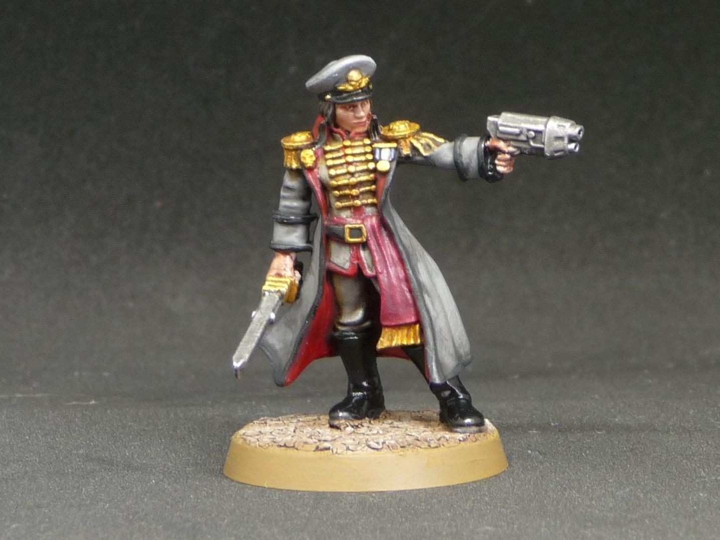 Annaka Sage, Commissar, Victoria Miniatures