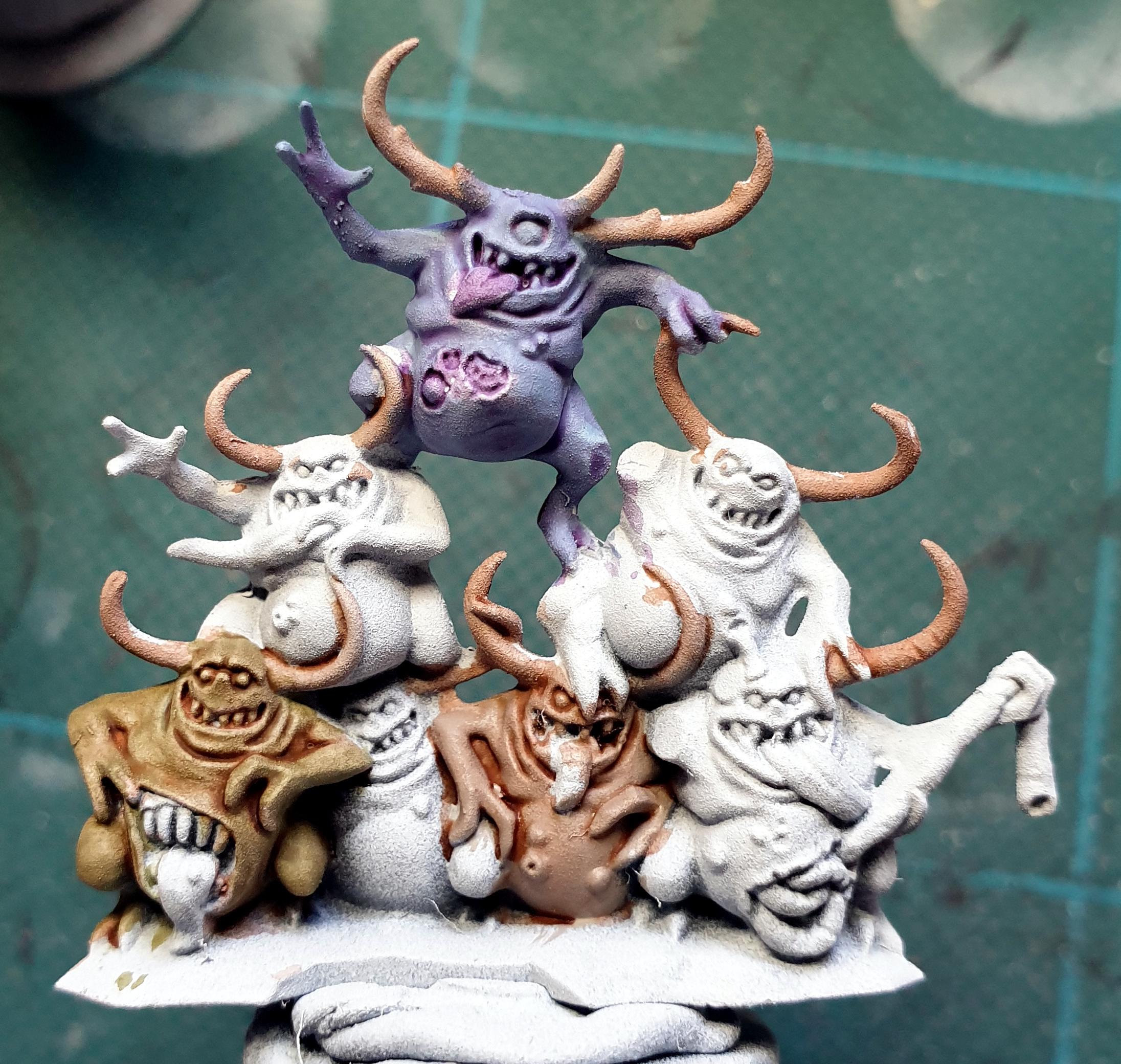 Daemons, Nurgle, Work In Progress