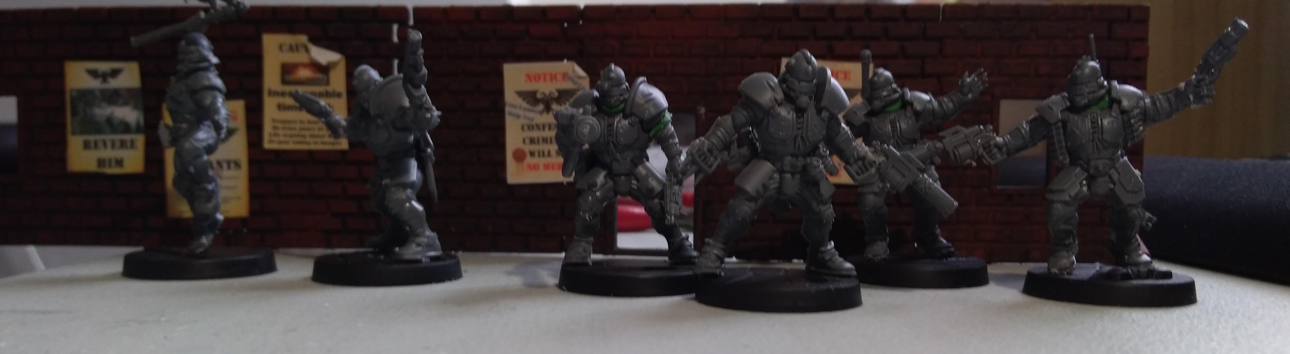 Adeptus Arbites, Blood Bowl, Enforcers, Necromunda, Work In Progress