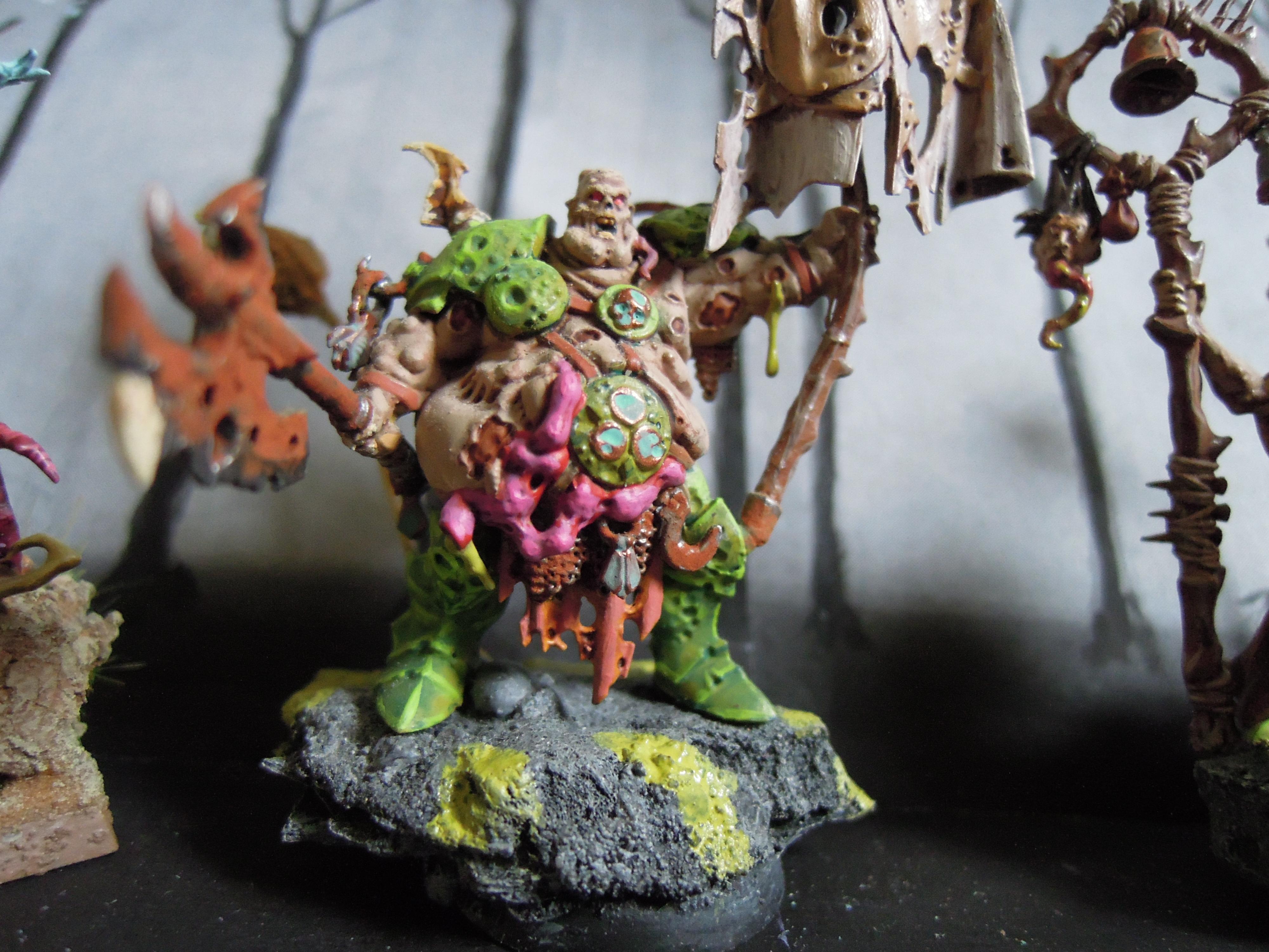 Age Of Sigmar, Axe, Banner, Blight, Boils, Buboes, Chaos, Conversion, Decay, Disease, Glottkin, Lord, Nurgle, Otto Glott, Pestilence, Plague, Rot, Spoilage, Standard, Warriors