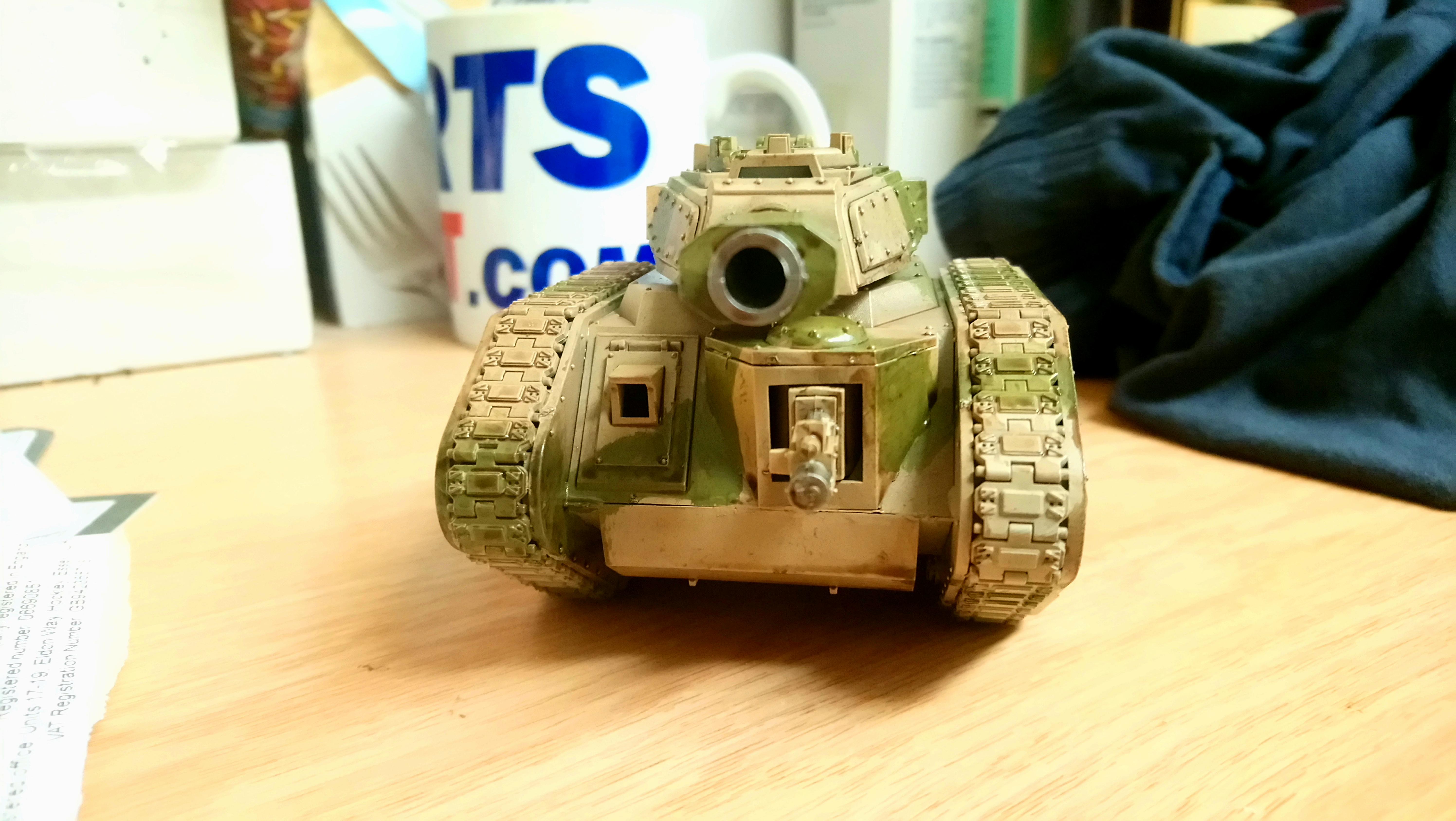 Camouflage, Leman Russ, Painted, Tank, Warhammer 40,000
