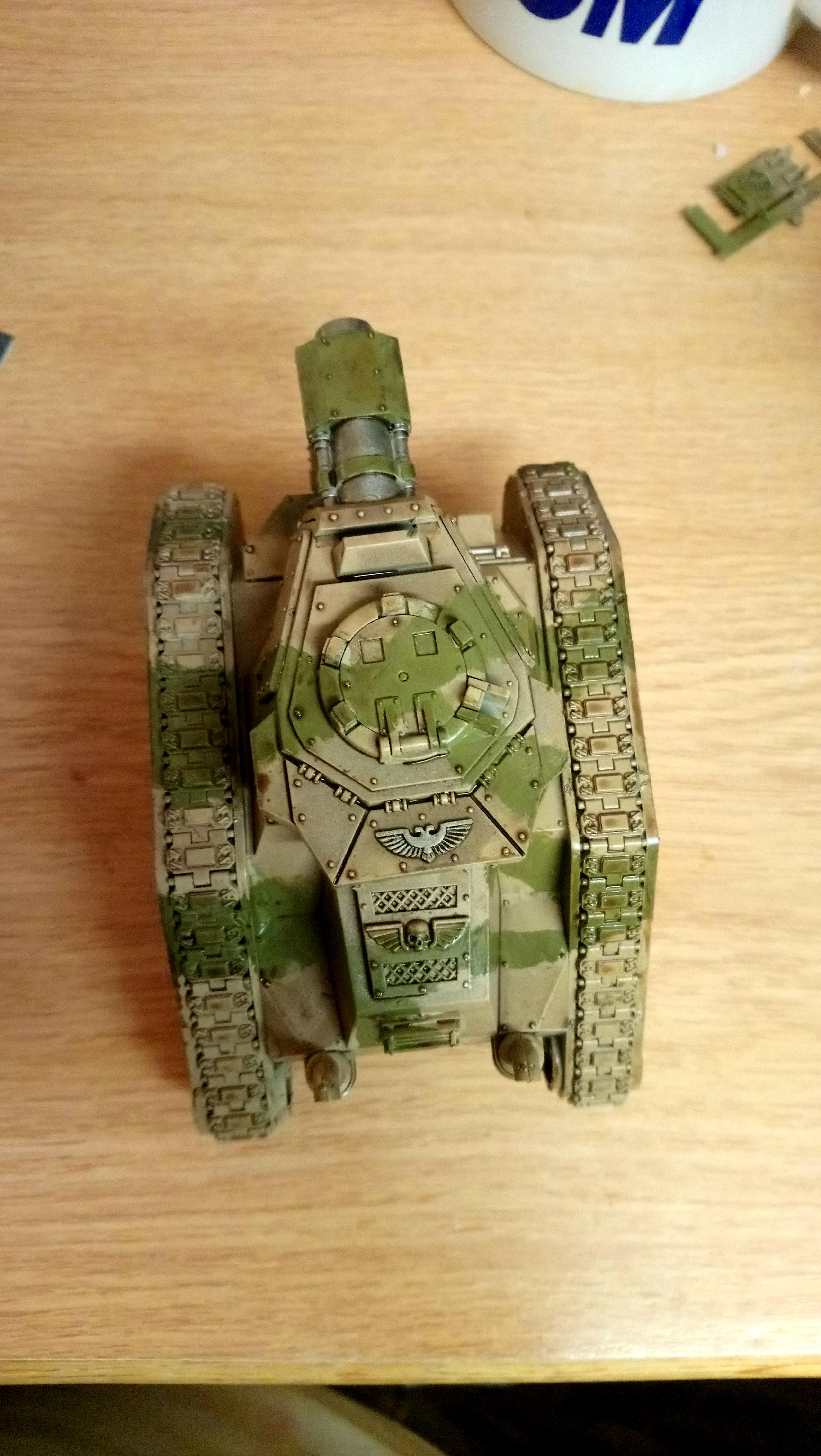 Camouflage, Leman Russ, Painted, Tank, Warhammer 40,000