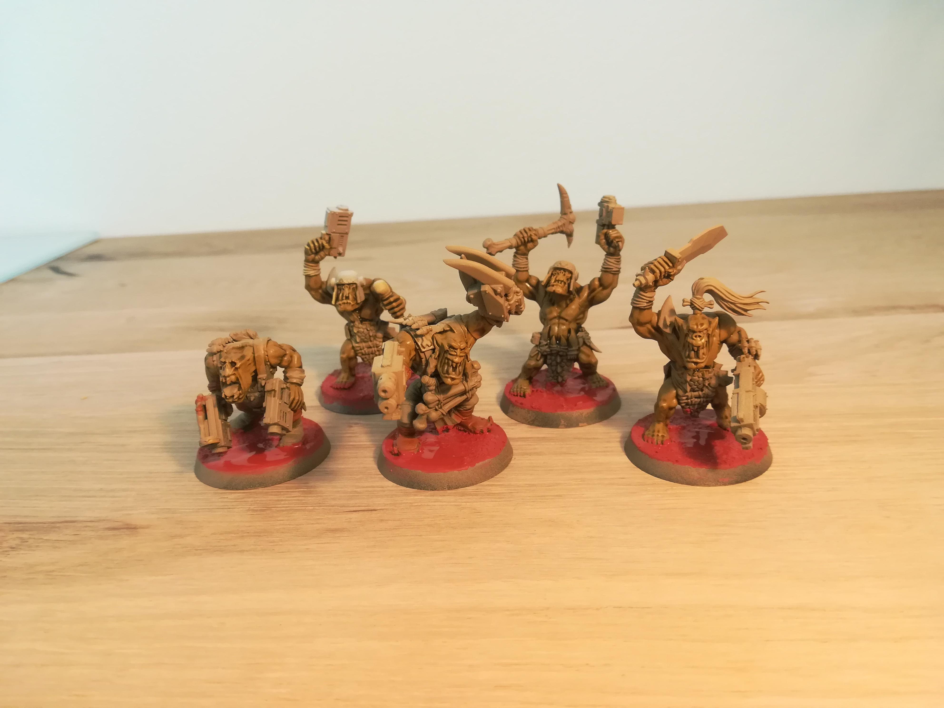 5 more Snakebite Orks WIP
