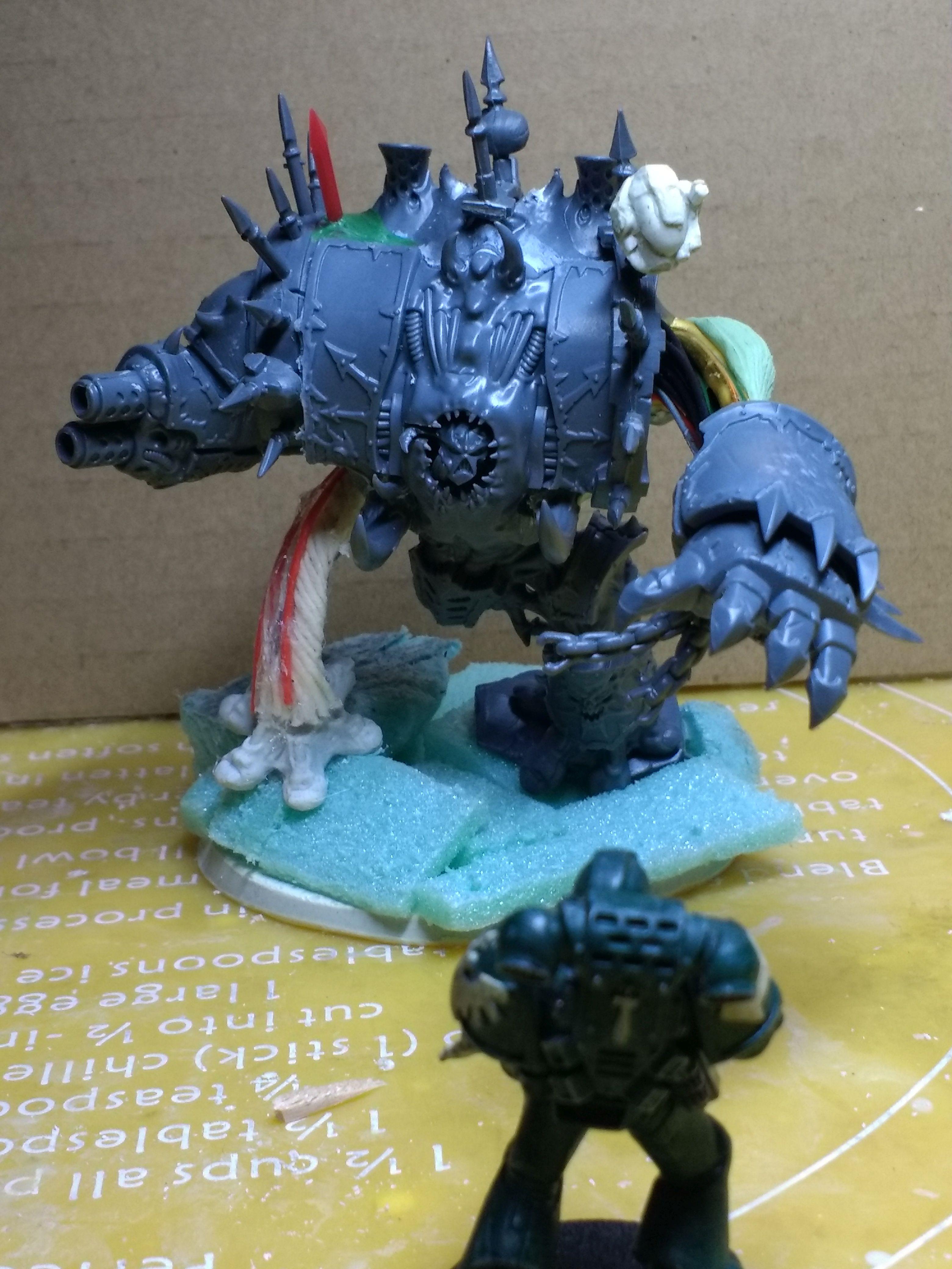 40k., Chaos, Dreadnought, Helbrute