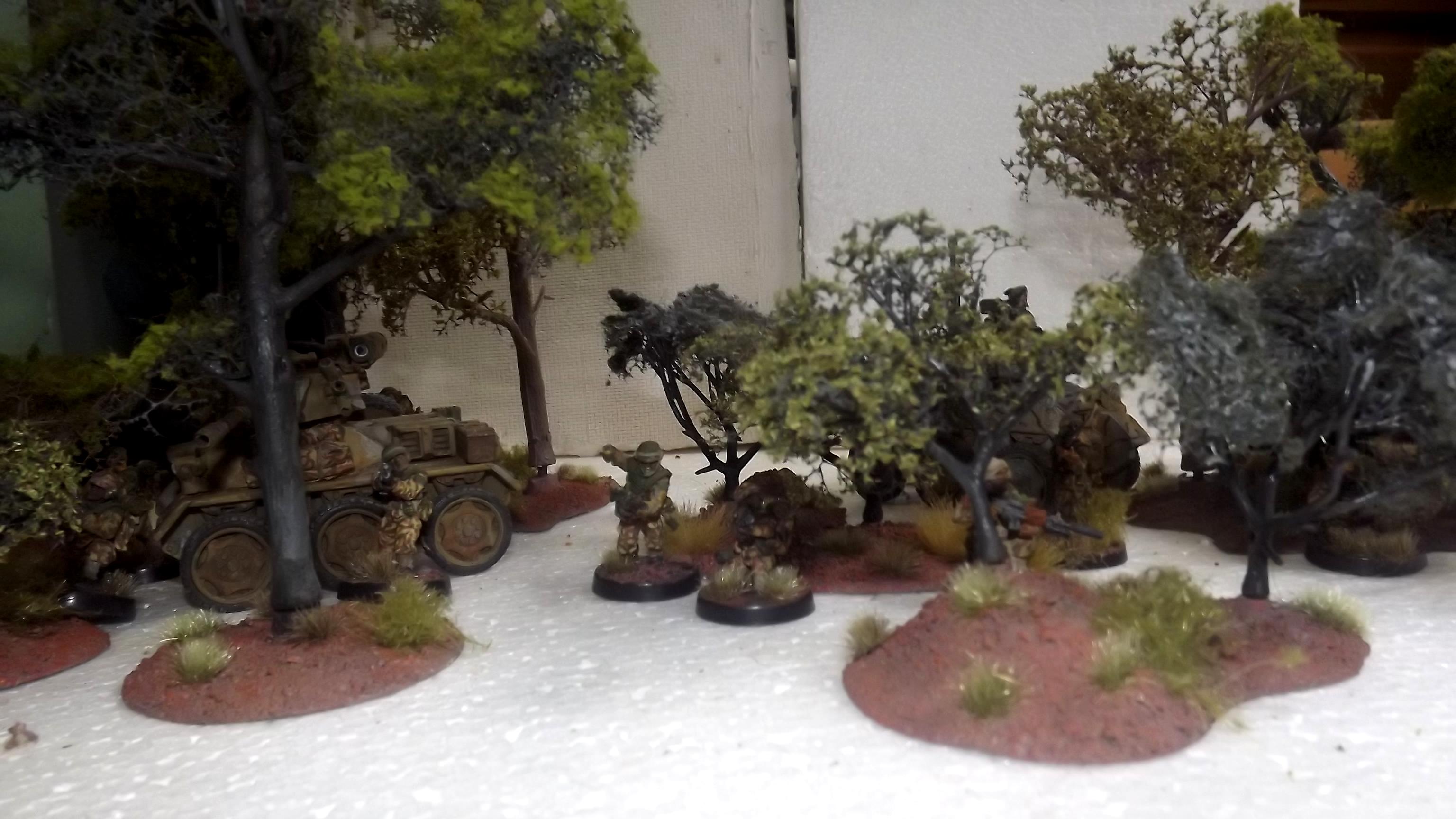 Arcadians, Imperial Guard, Orchard, Victoria Miniatures, Woodland Scenics