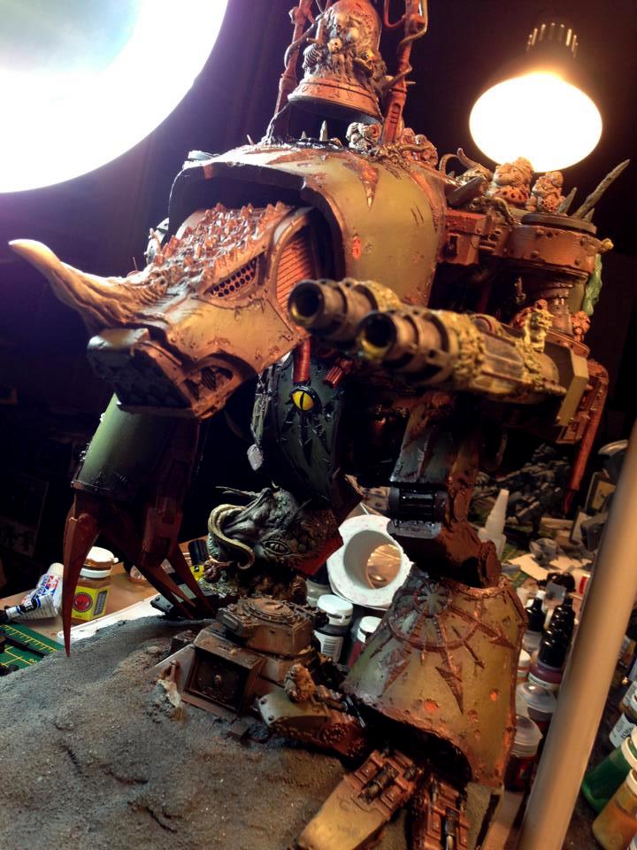 Chaos, Death Korps of Krieg, Dreadnought, Nurgle, Titan, Vraks, Warhound