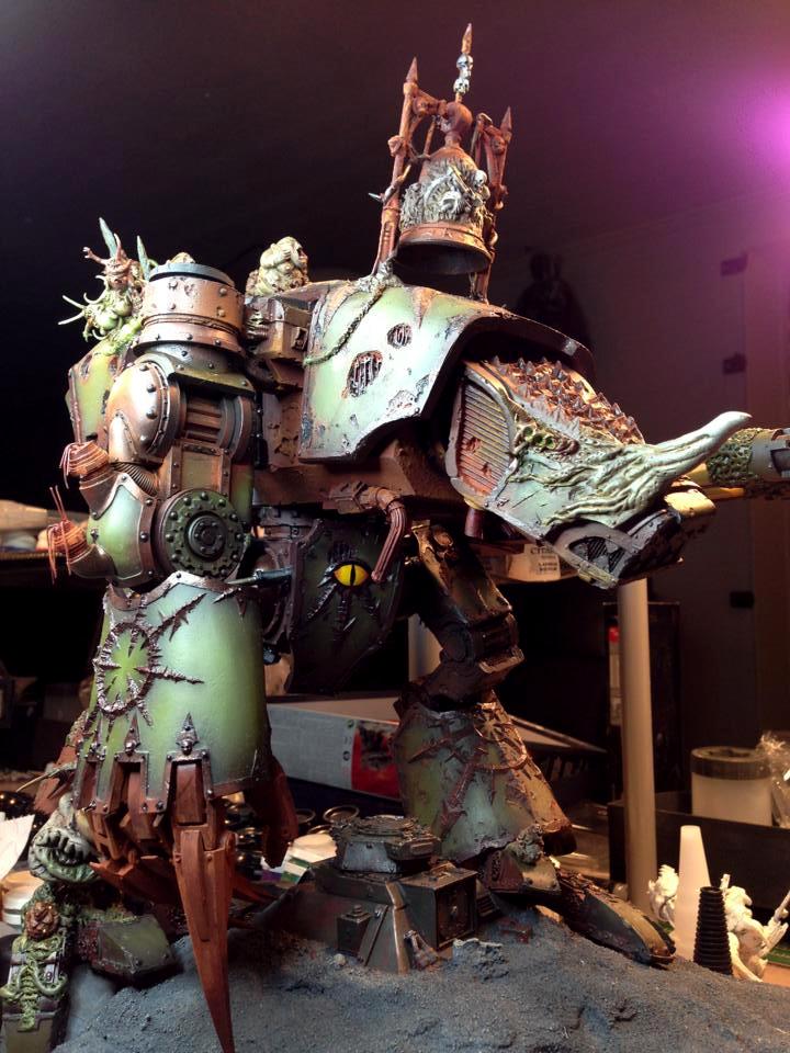 Chaos, Death Korps of Krieg, Dreadnought, Nurgle, Titan, Vraks, Warhound