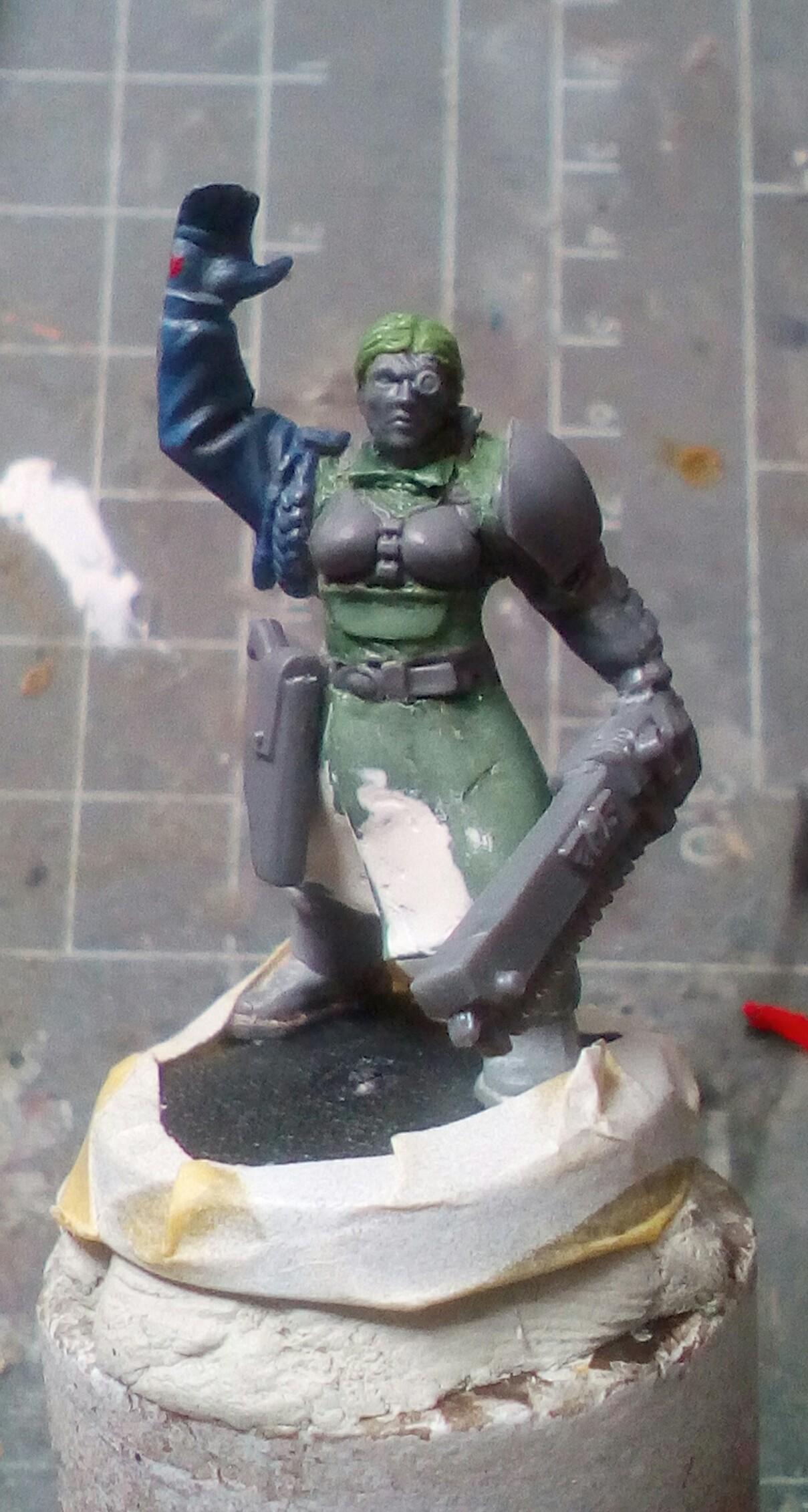 Boobplate, Conversion, Escher, Female, Guard, Imperial, Imperial Guard
