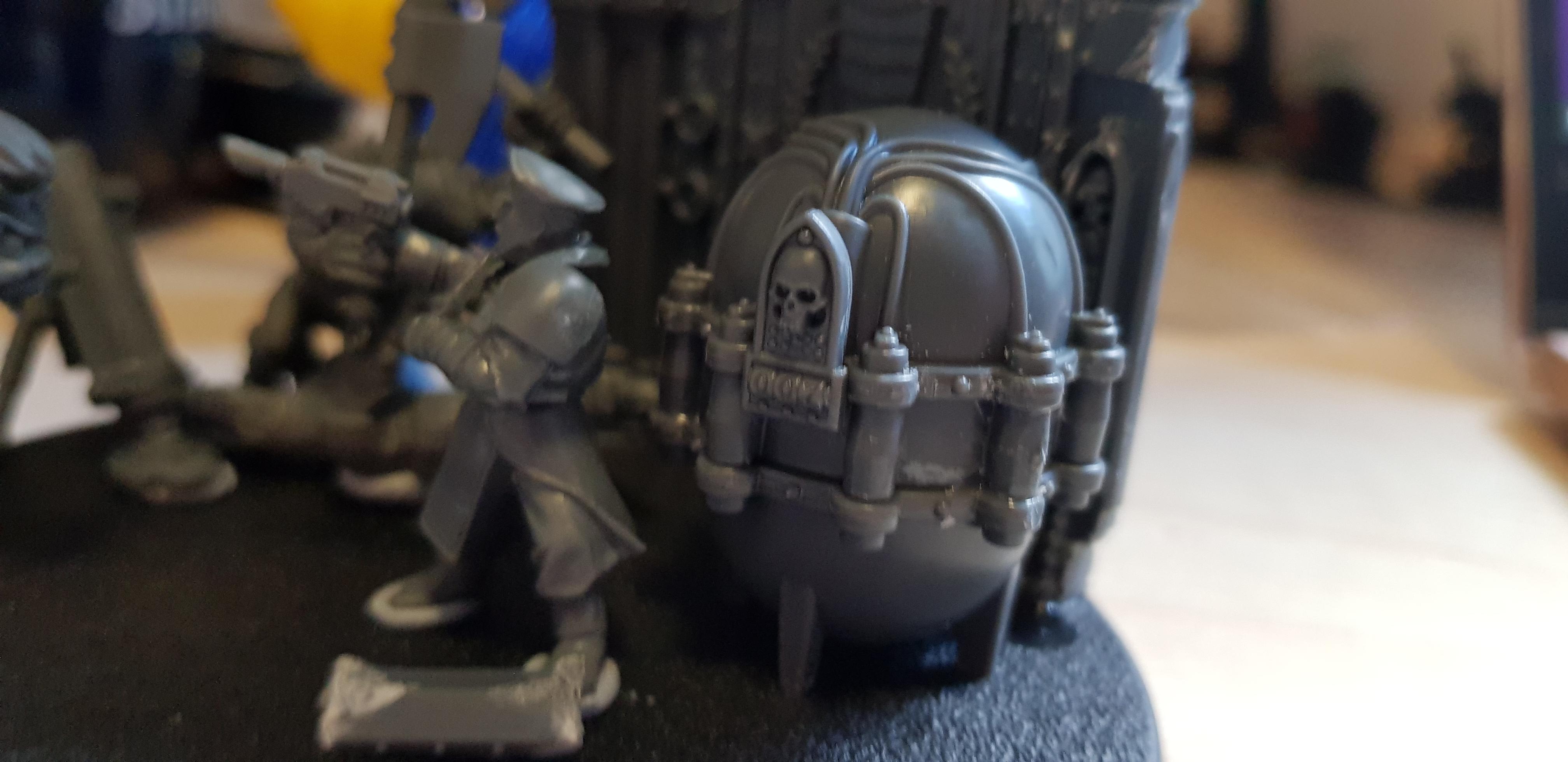 Boy, Cadians, Command Squad, Diorama, Exterminatus, Goff, Imperial Guard, Nob, Orks