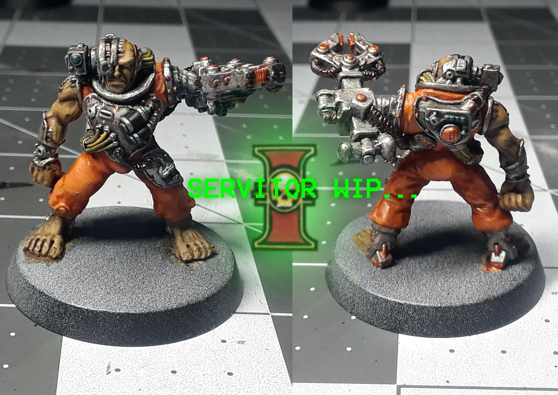 Servitors, Warhammer 40,000, Work In Progress
