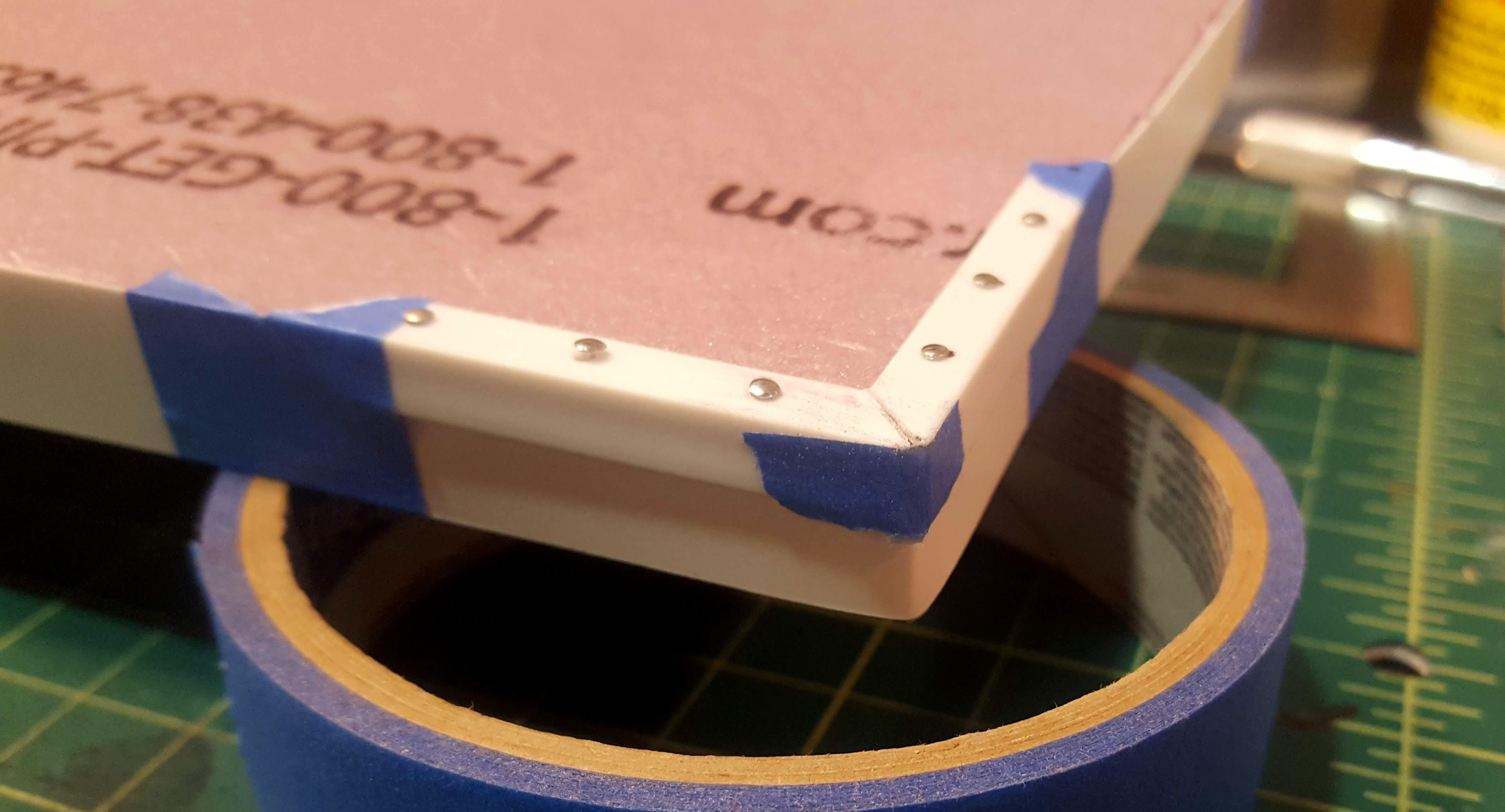 My styrene order arrived, so I had to try some test rivets