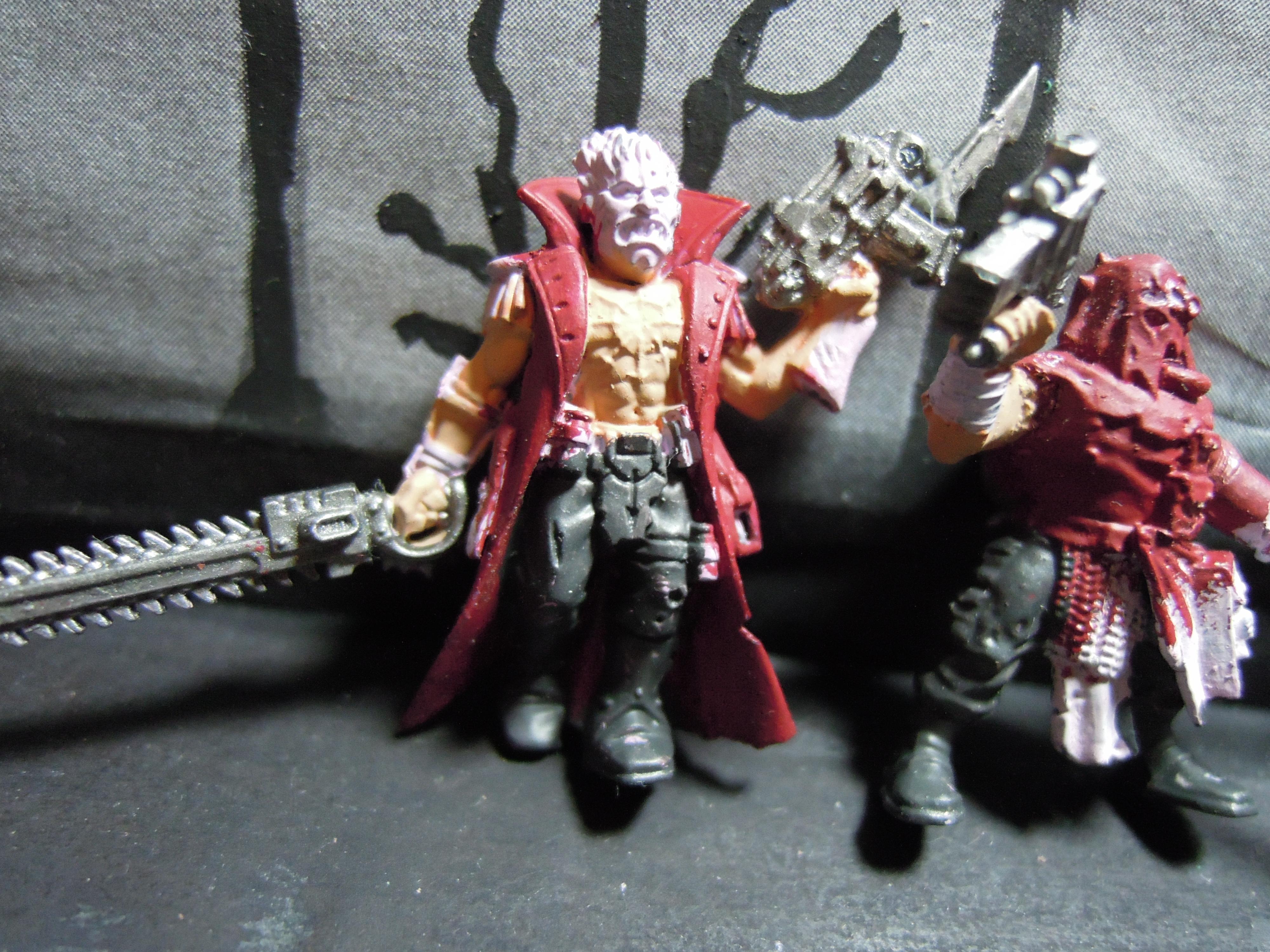 Berserk, Berserkers, Berzerk, Berzerker, Blood For The Blood God, Chainsword, Chaos, Chaos Cultists, Commander, Conversion, Cult, Cult Leader, Cultist Champion, Cultists, Dark Vengeance, Heresy, Heretics, Infantry, Khorne, Kitbash, Lost And The Damned, Regiment, Renegade, Skulls For Skull Throne, Tetchvar, Warhammer 40,000, Work In Progress