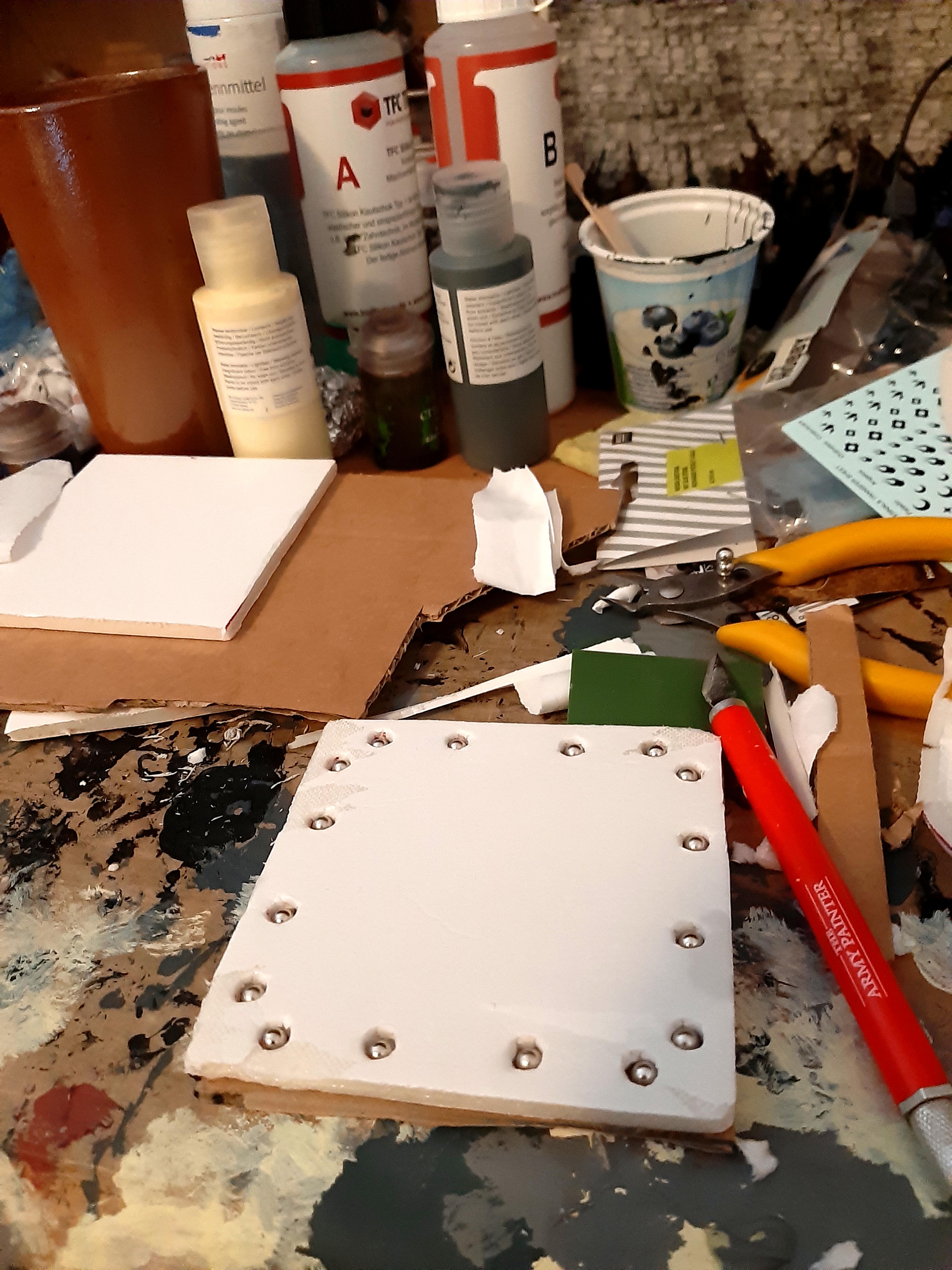 With magnets
