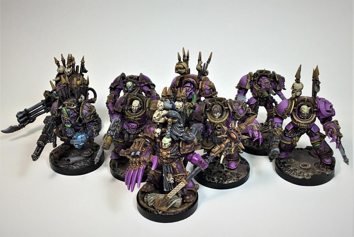 Abaddon, Chaos, Horus, Slaanesh, Terminator Armor, Warhammer 40,000