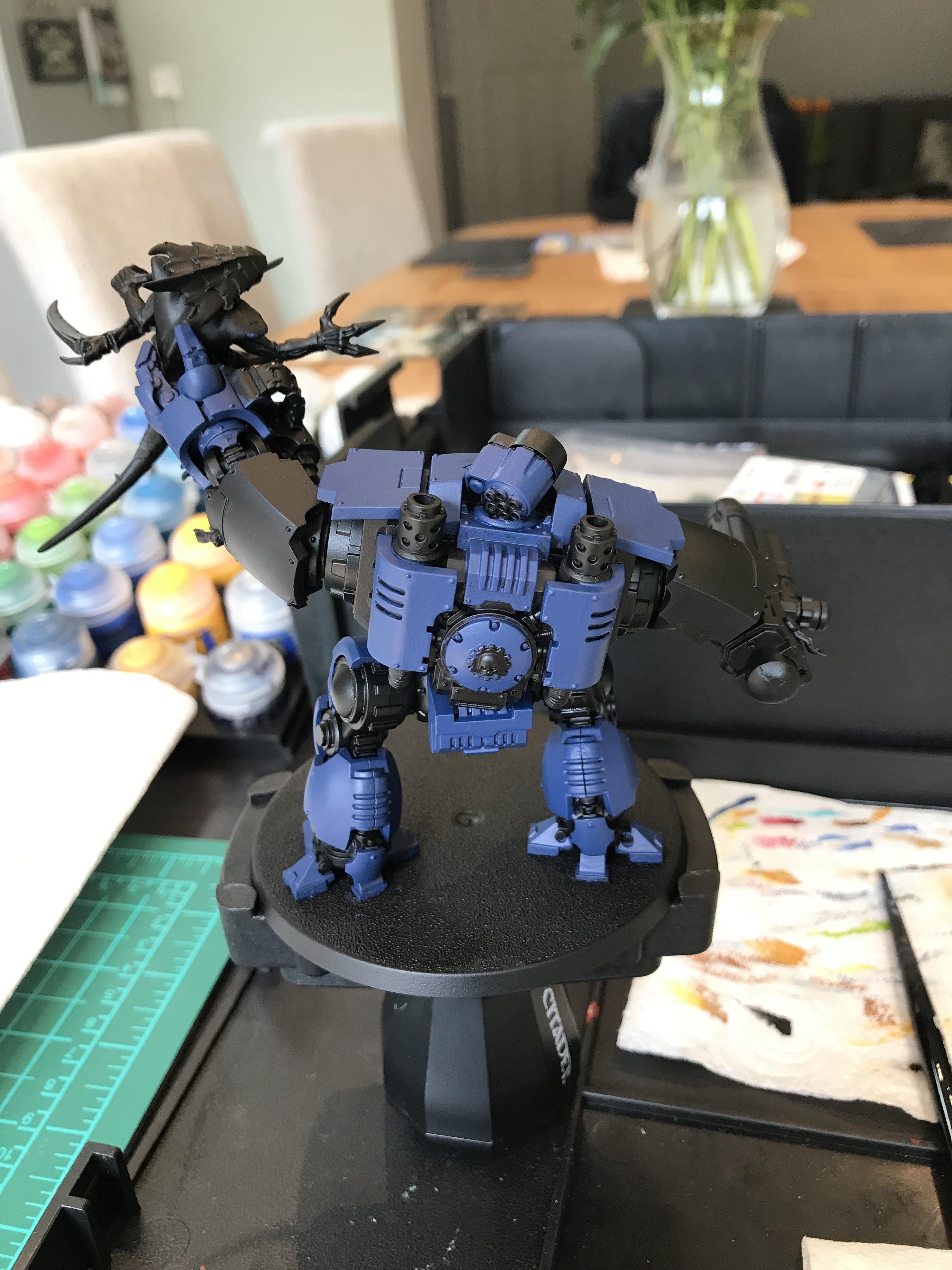 Night Ravens Redemptor lifting Tyranid Warrior Primed - back