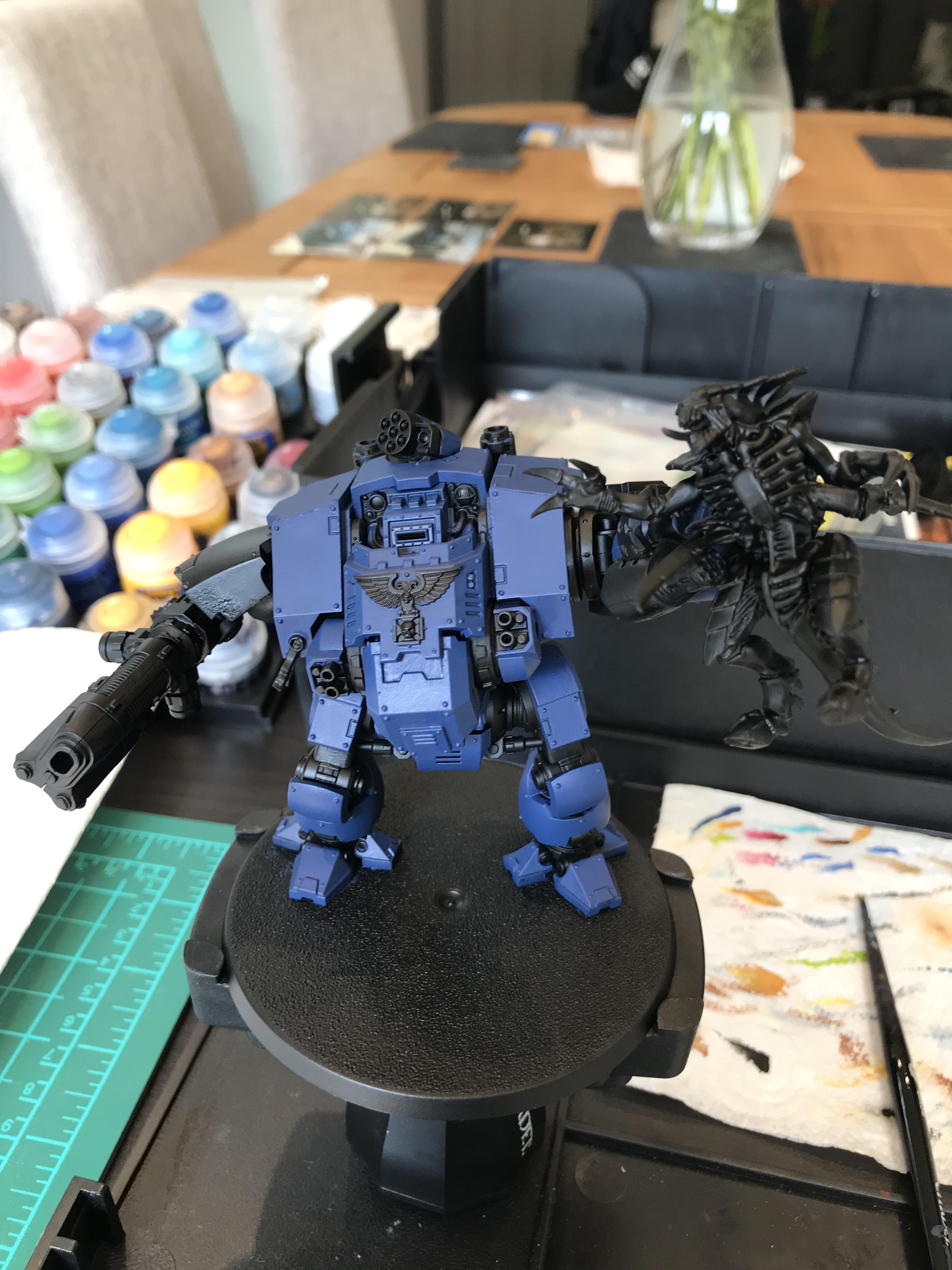 Night Ravens Redemptor lifting Tyranid Warrior Primed - front