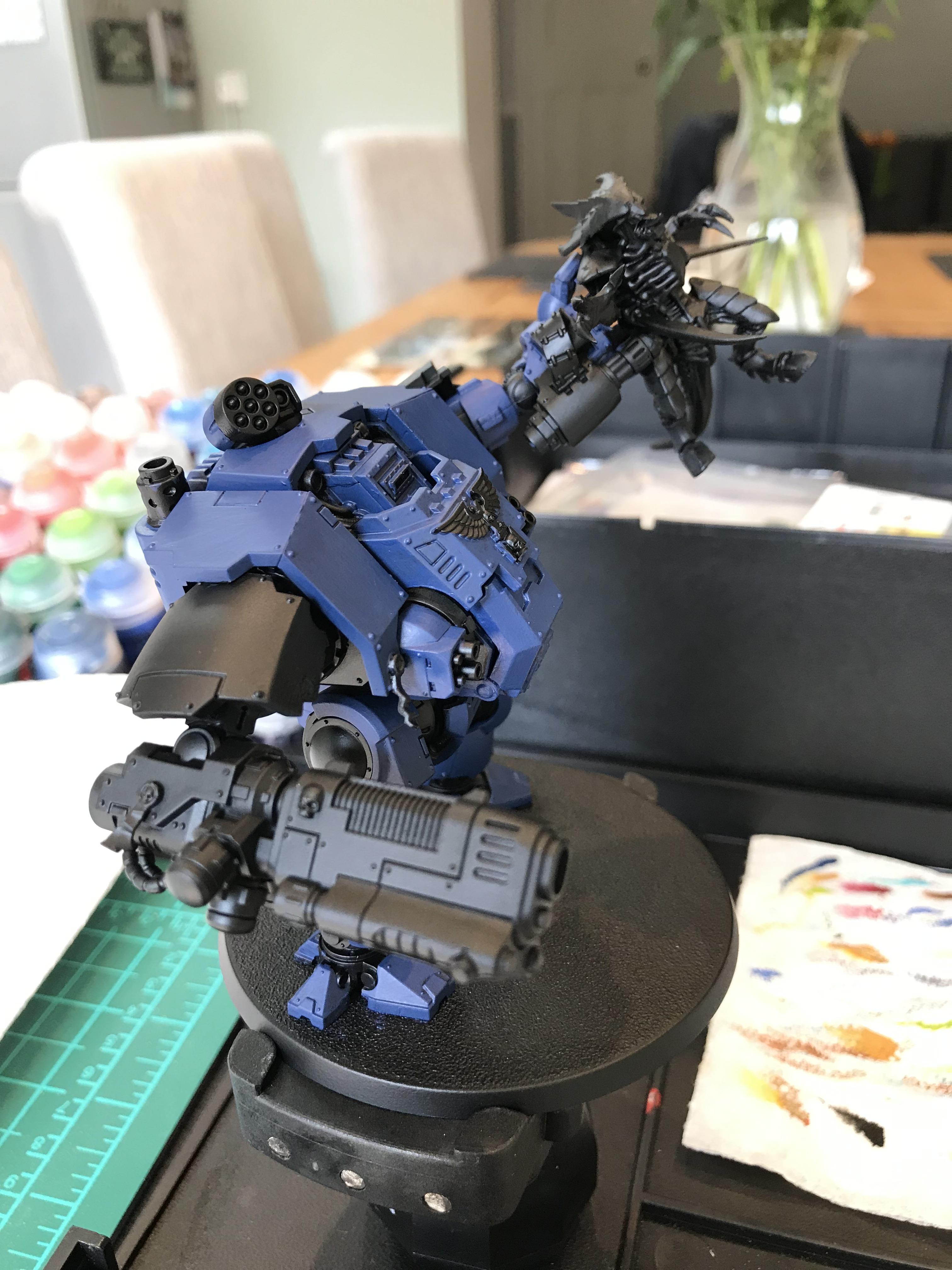Night Ravens Redemptor lifting Tyranid Warrior Primed - right