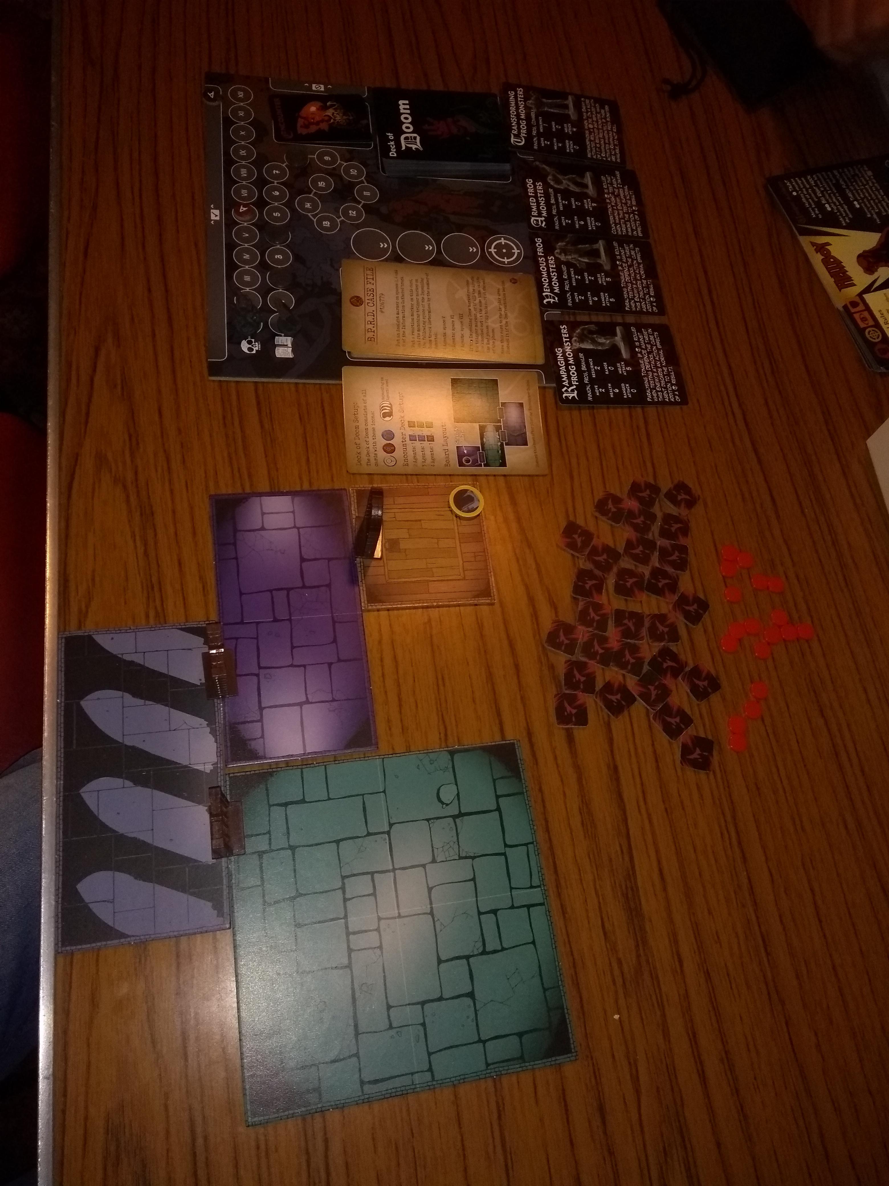 Hellboy, Board setup