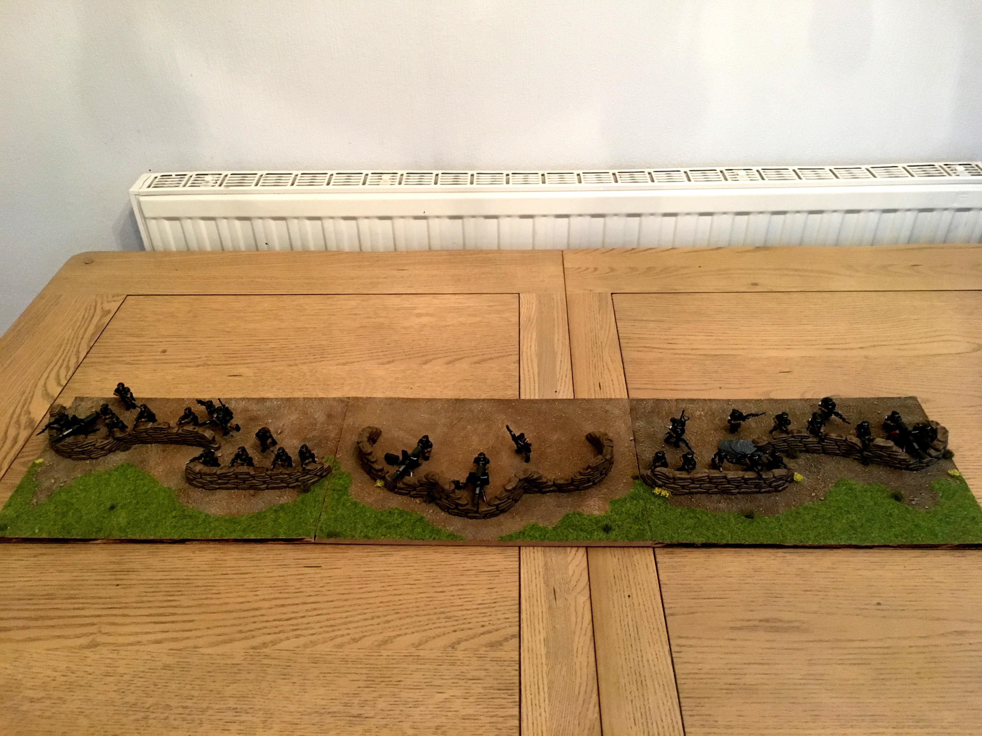Astra Militarum, Cadians, Diorama, Fortification, Heavy Weapon, Imperial Guard, Infantry, Terrain