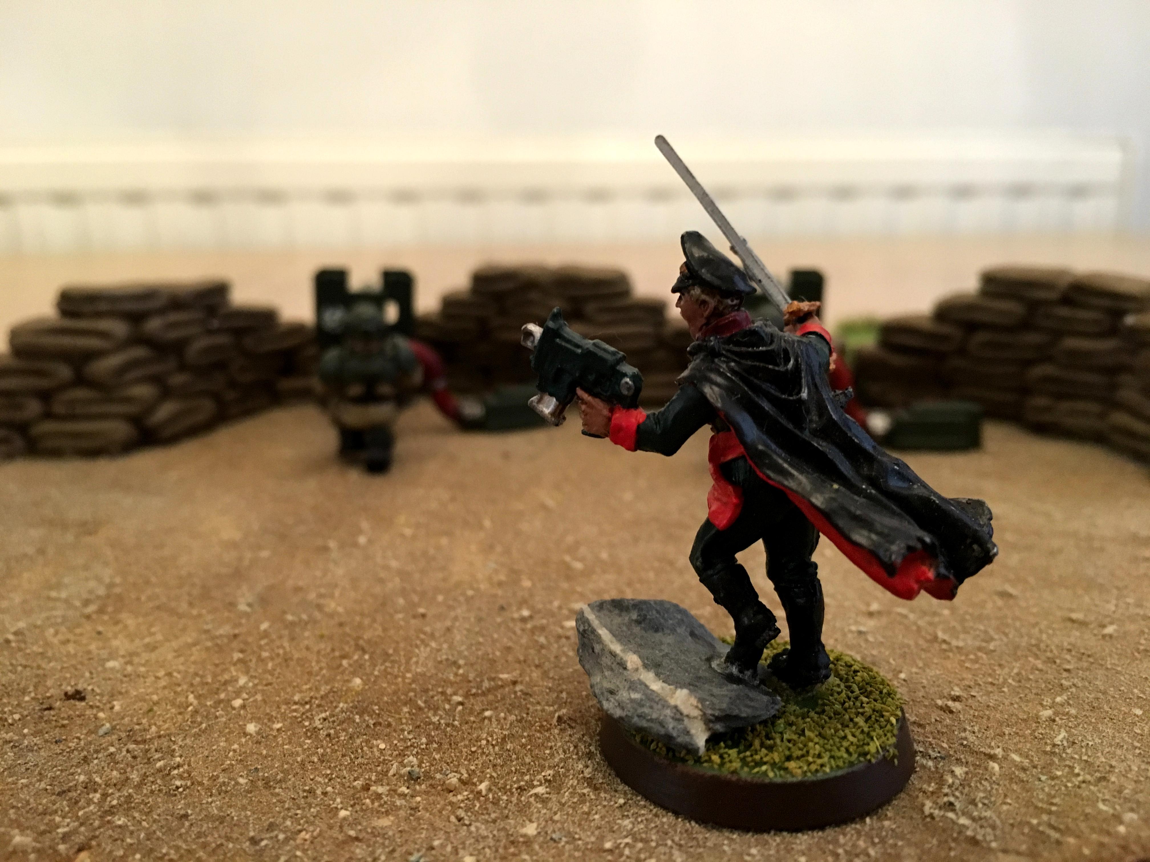 Cadian Commissar - Gaunt back