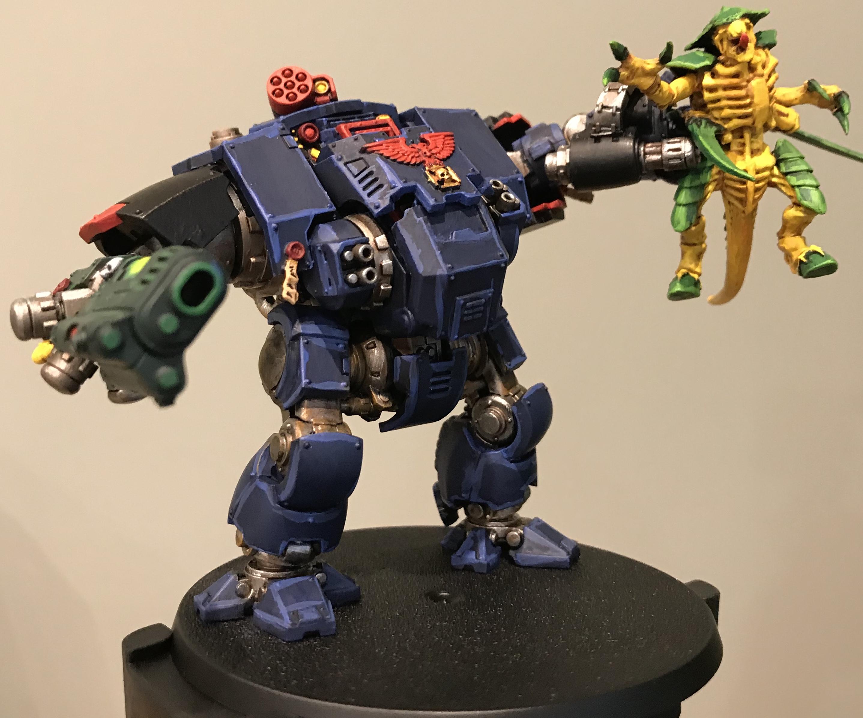 Night Ravens Redemptor lifting Tyranid Warrior Highlighted - front closed