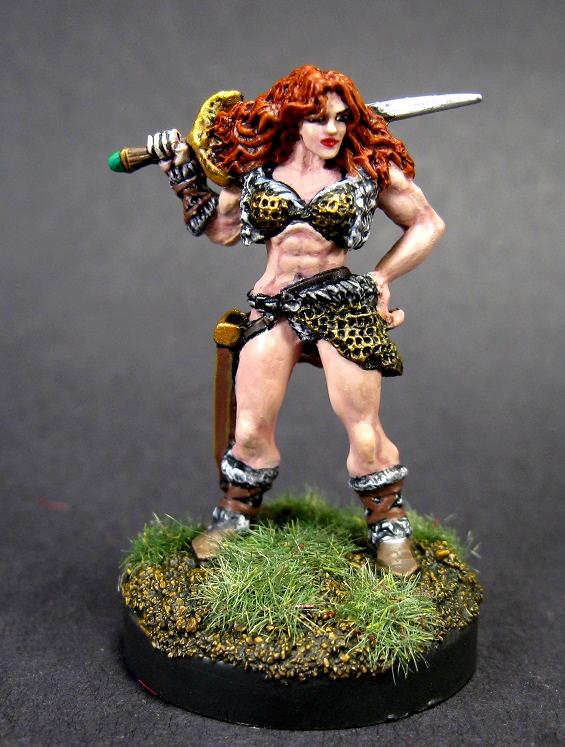D, Dark Heaven Legends, Nadia Of The Blade, Painted Reaper Miniature, Reaper Minis, Reaper Painted Miniature, Rpg Miniature