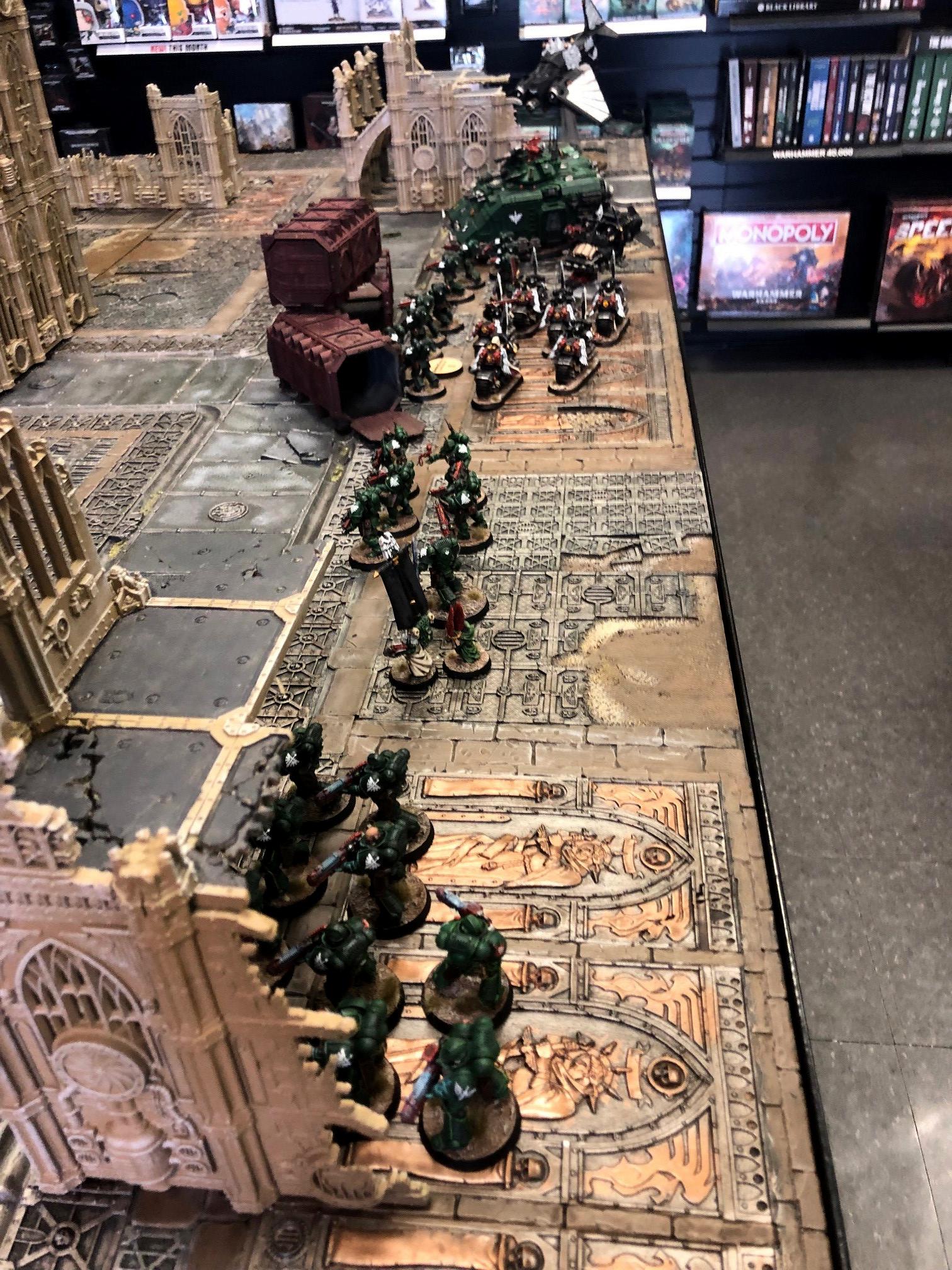 Dark Angels vs Chaos Daemons 1