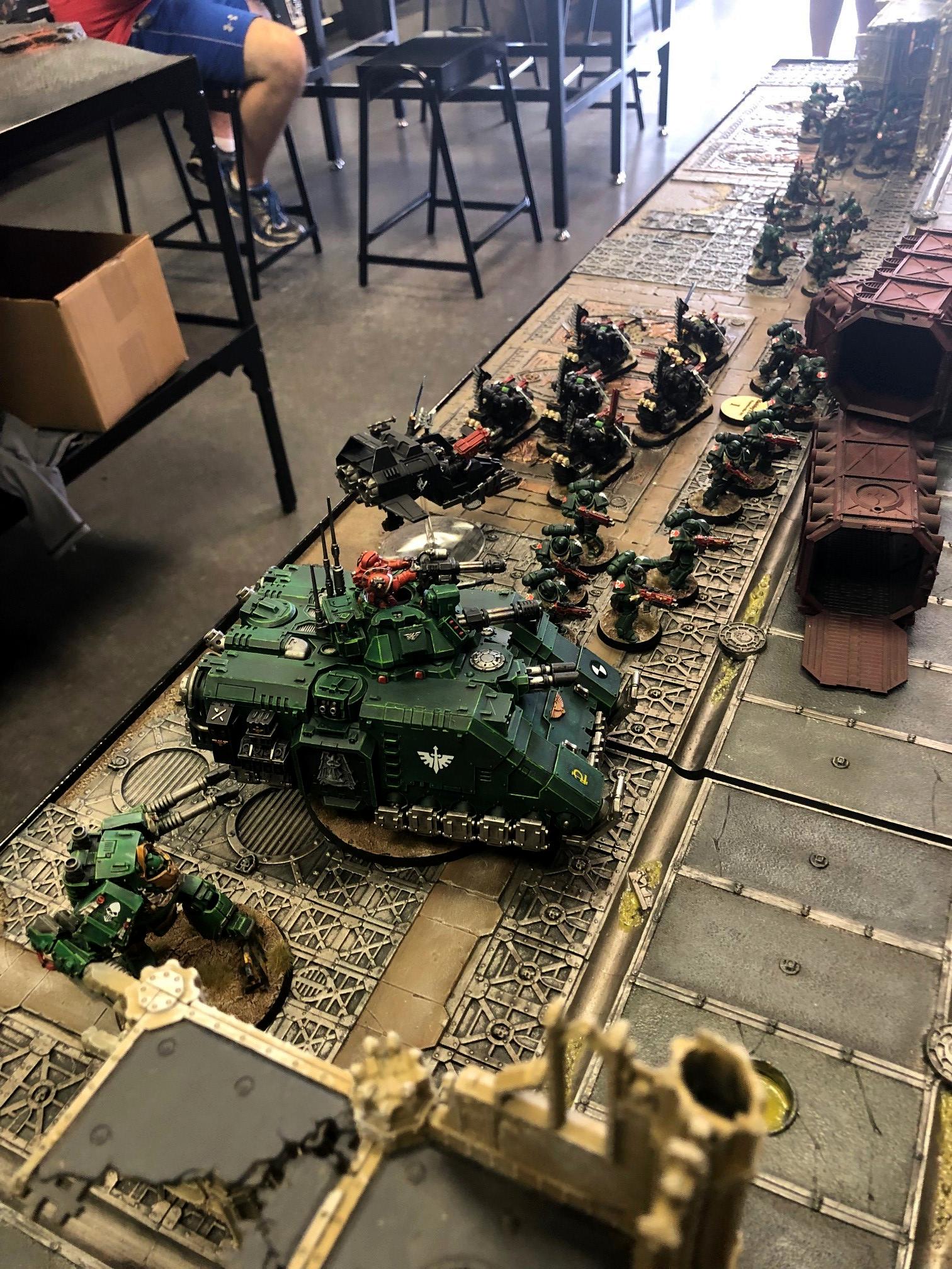 Dark Angels vs Chaos Daemons 2