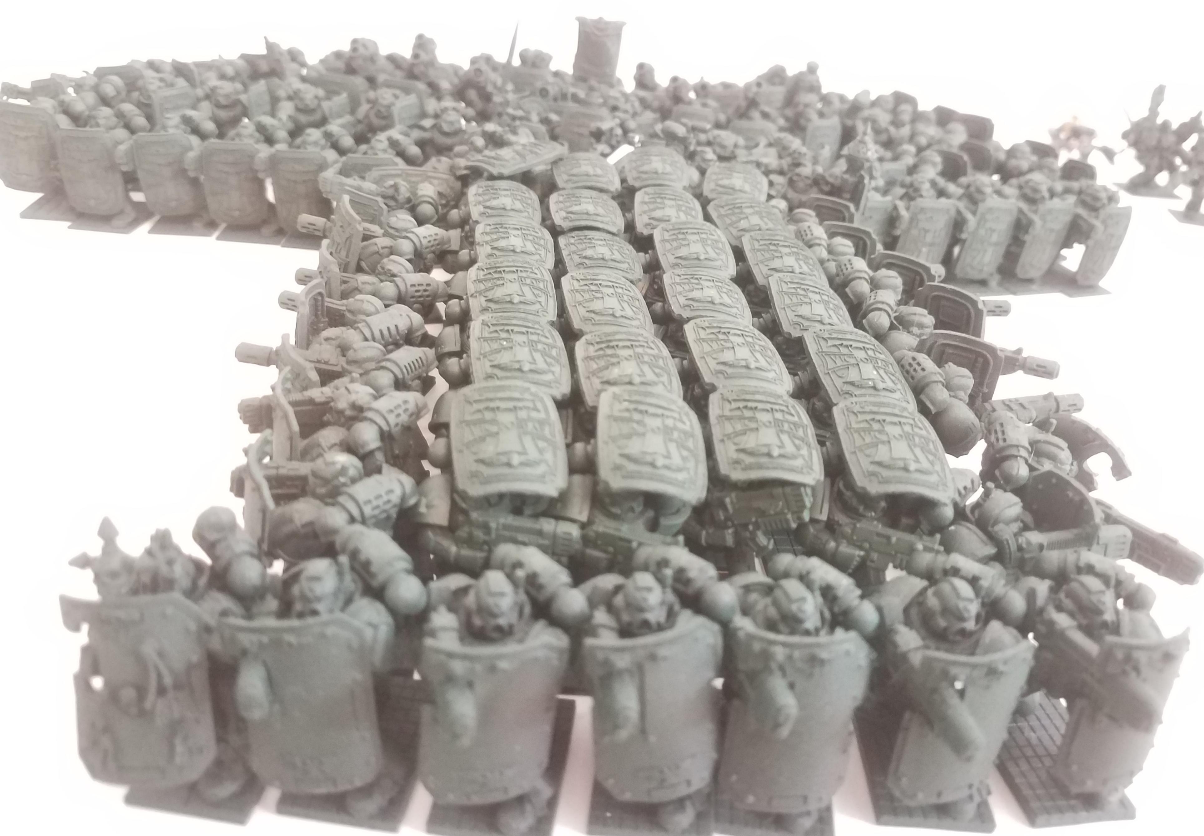 Dark Angels, Forge World, Space Marine Shield Wall, Space Marine Testuto, Space Marines