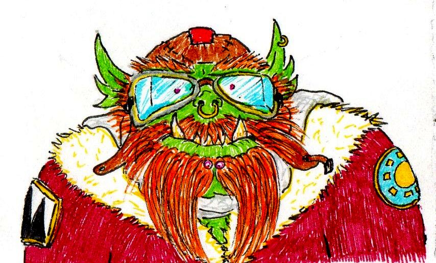 Cartoon, Drawing, Fiction, Graphic, Grots, Humour, Illustration, Orks, Sketch