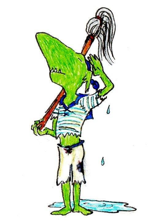 Cartoon, Drawing, Fiction, Graphic, Grots, Humour, Illustration, Orks, Sketch