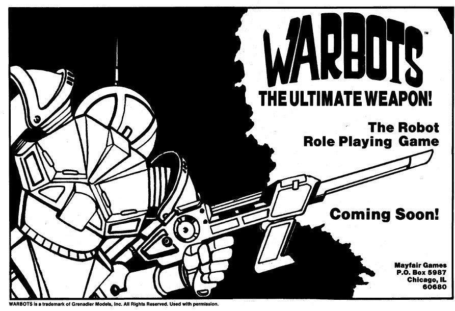 Dragon Magazine, Retro Review, Warbots