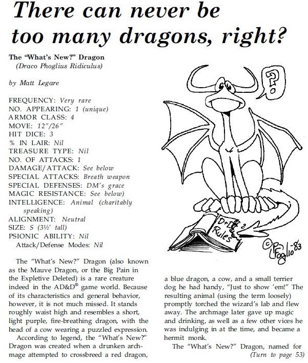Dragon Magazine, Retro Review