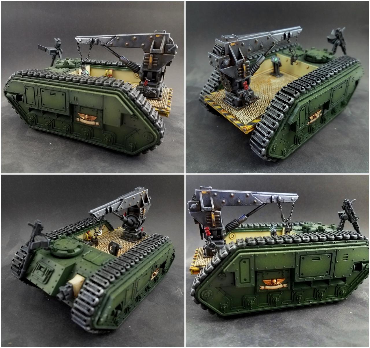 Astra Militarum, Conversion, Imperial Guard, Scratch Build, Trojan Support Vehicle