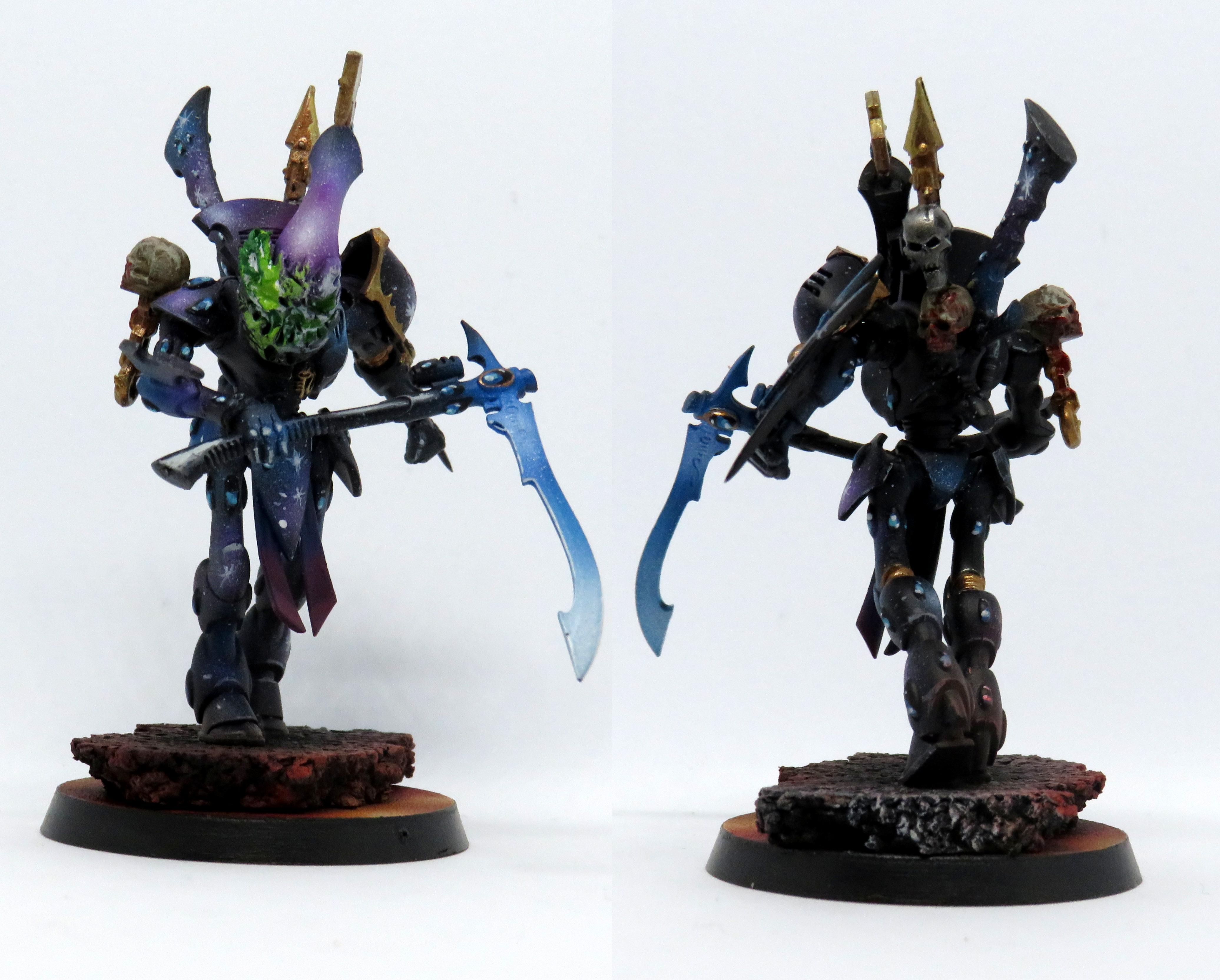 Aeldari, Conversion, Eldar, Painting, Warhammer 40,000, Warhammer Fantasy, Wraith, Wraithblades