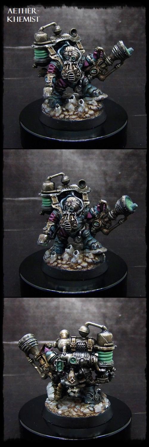 Age Of Sigmar, Character, Dwarves, Hero, Kharadron, Overlords, Underworlds, Weathered