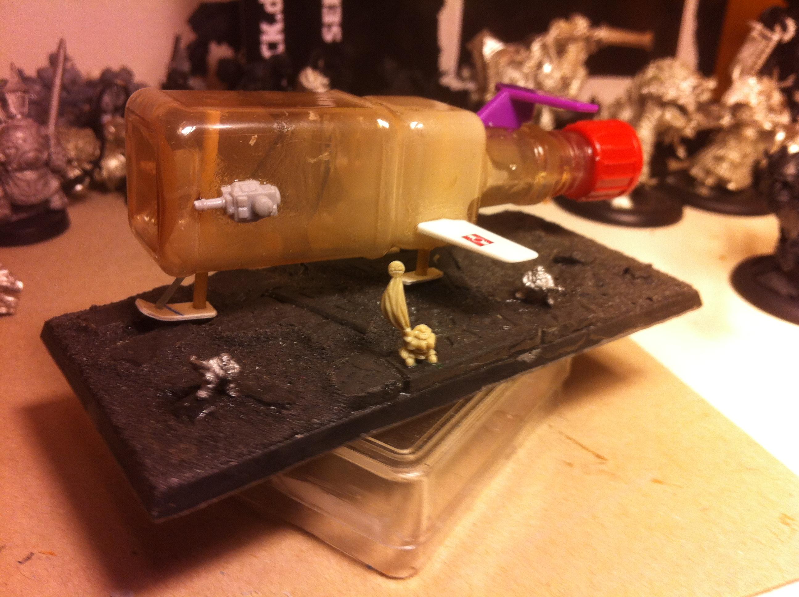 6mm, Diorama, Dwarves, Epic, Epic 40k, Scratch, Ship, Space, Squats, Votann