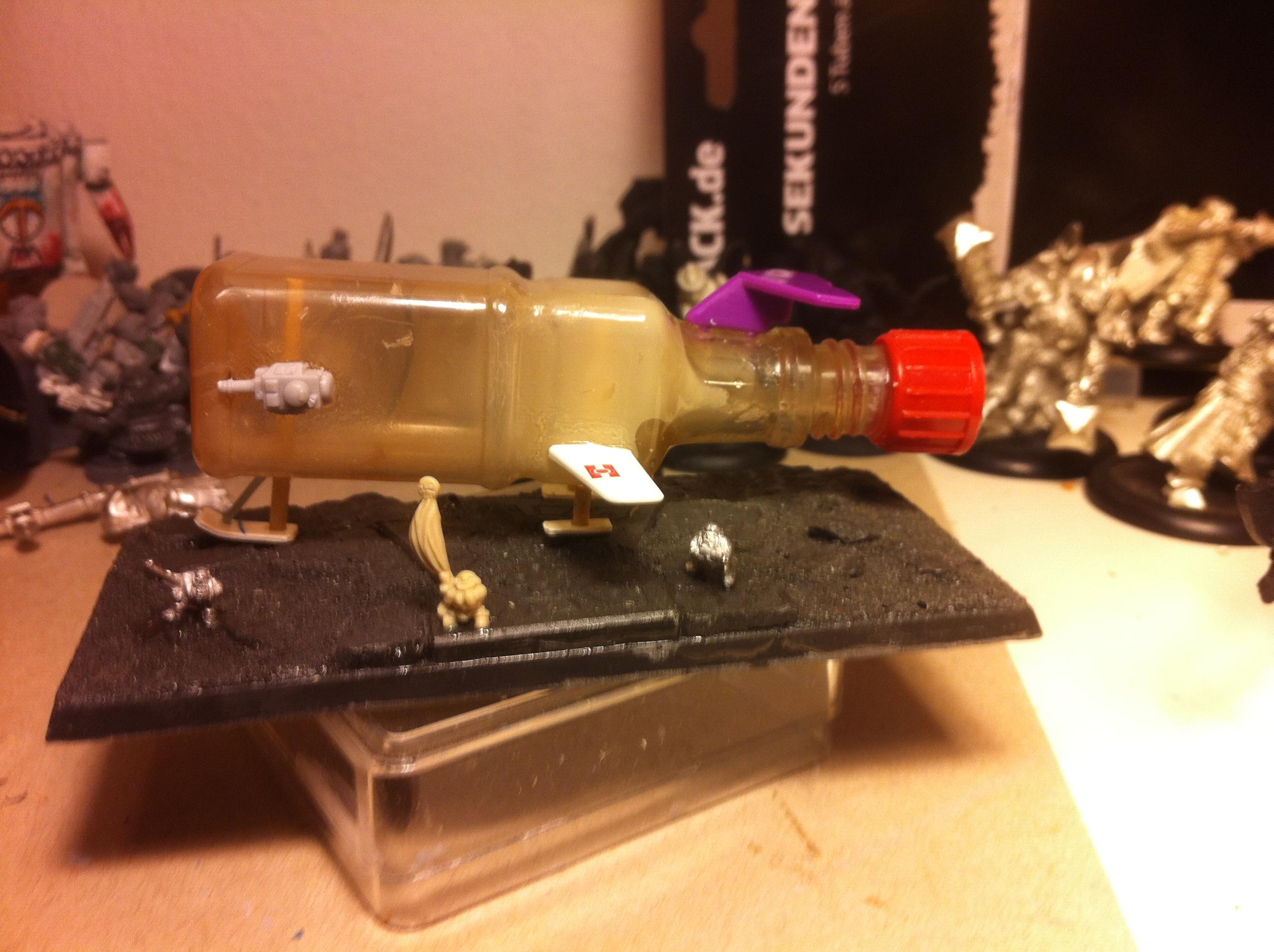 6mm, Diorama, Dwarves, Epic, Epic 40k, Scratch, Ship, Space, Squats, Votann