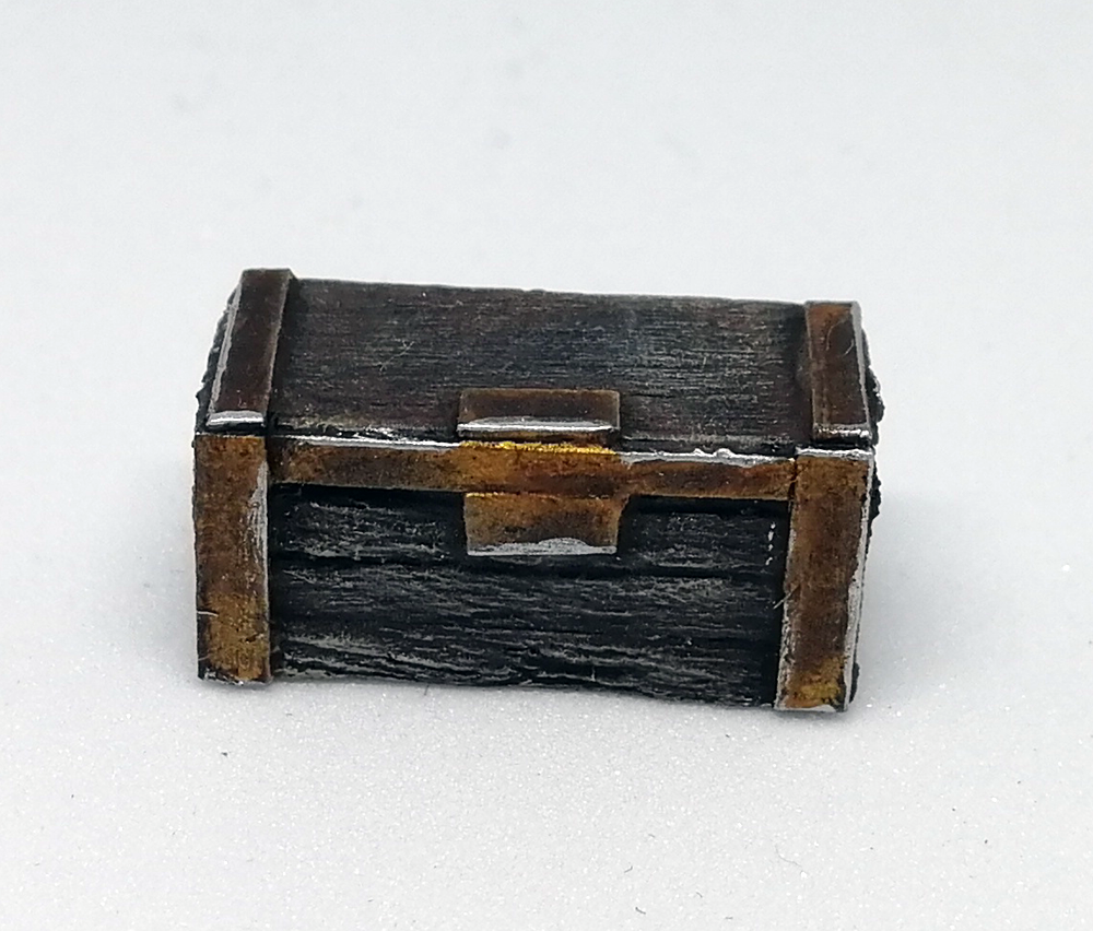 Balsa, Chest, Plasticard, Prop, Terrain, Treasure, Wood, Wooden