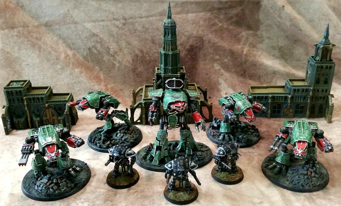 Adeptus Titanicus, Knights, Legio, Reaver, Solaria, Warhound