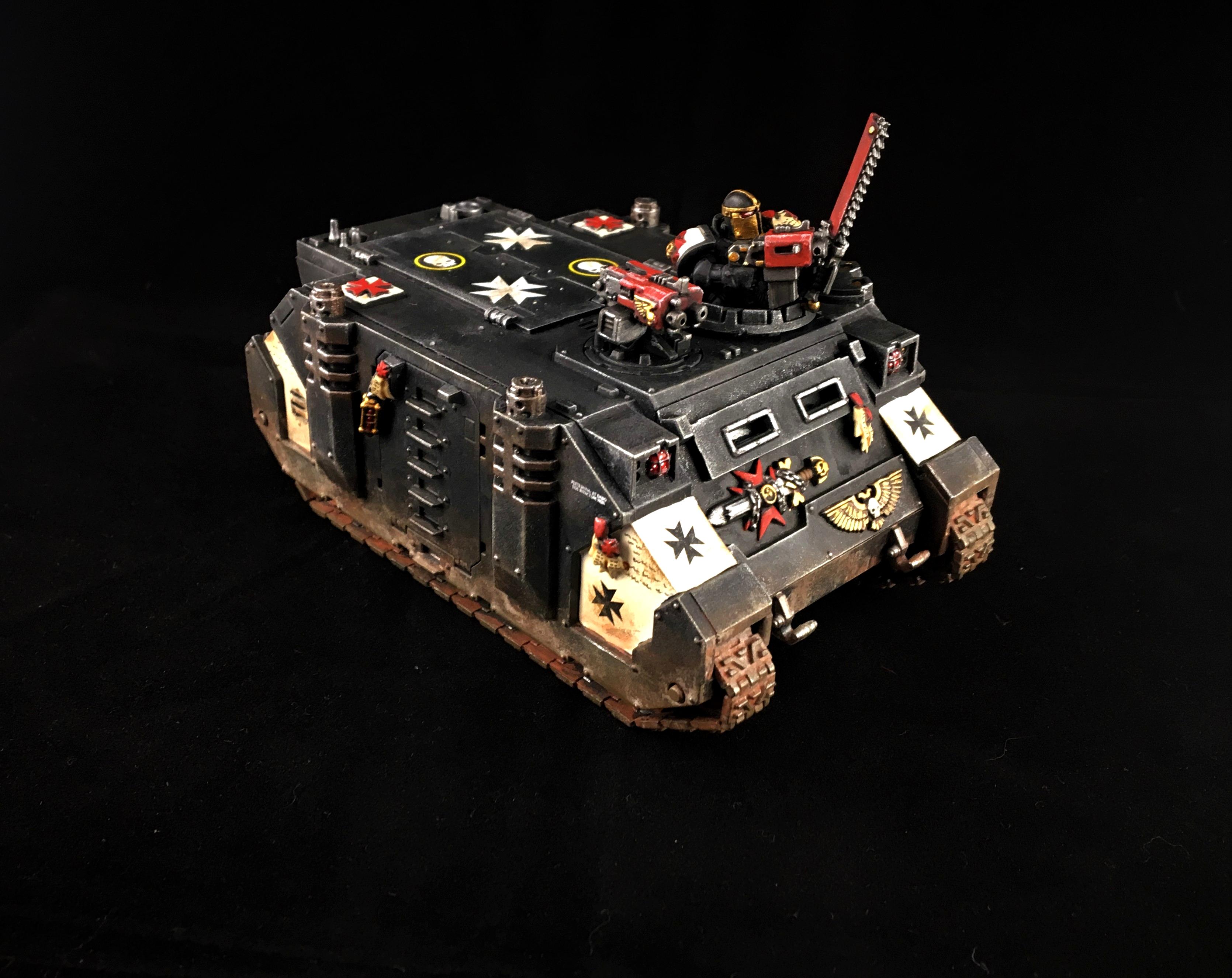 Black Templar Primaris, Black Templars, Rhino, Templars