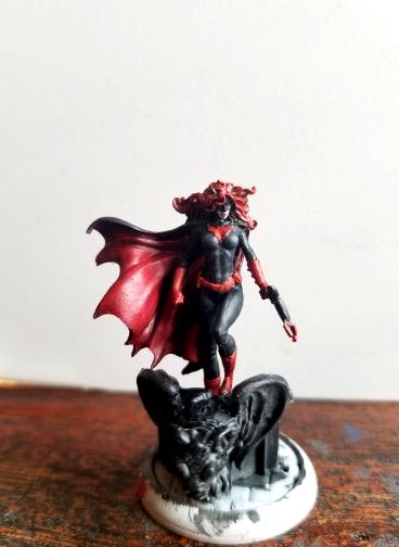Batman Miniatures Game, Batwoman, Work In Progress